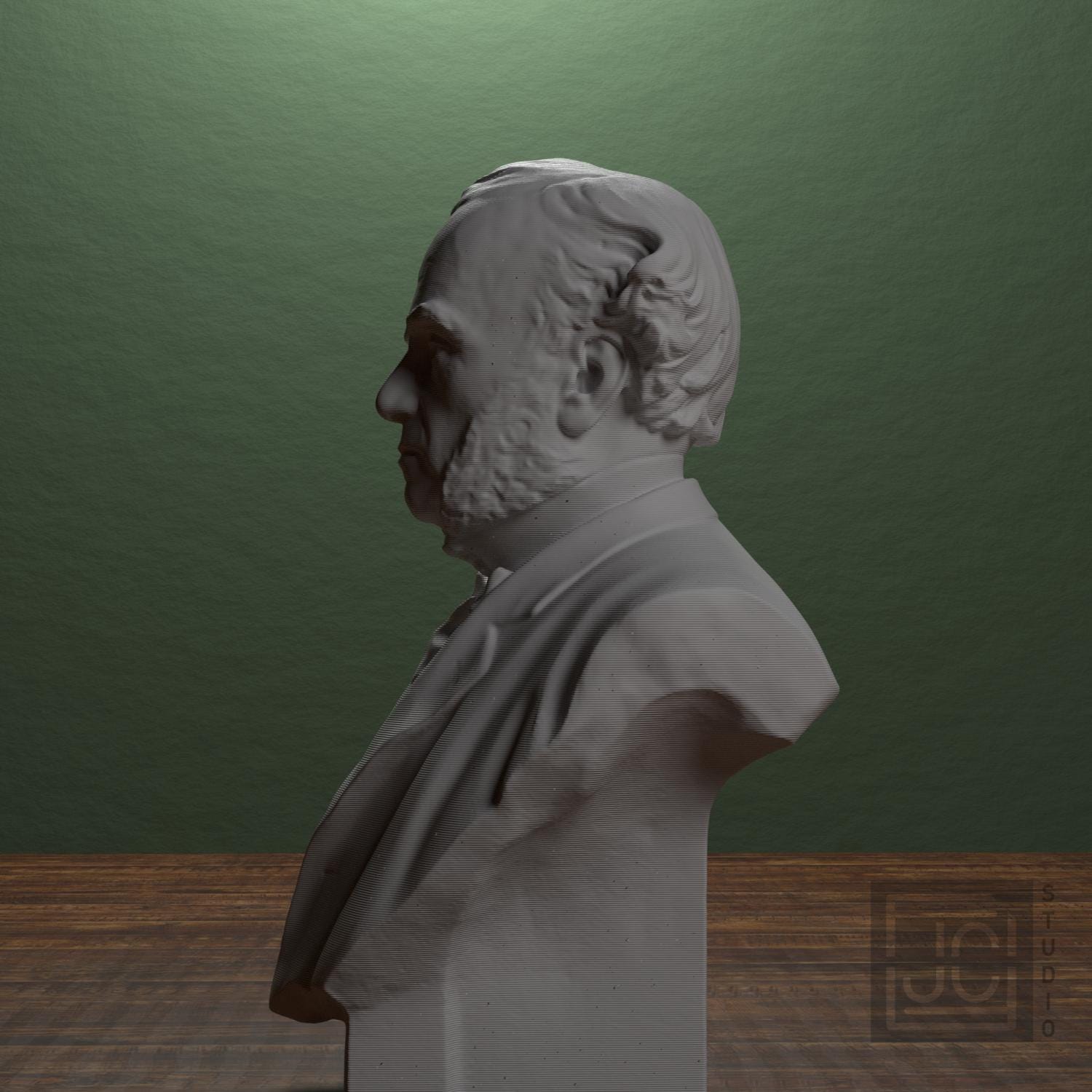 Anton Niklas Sundberg 3D Printed Collectible Bust
