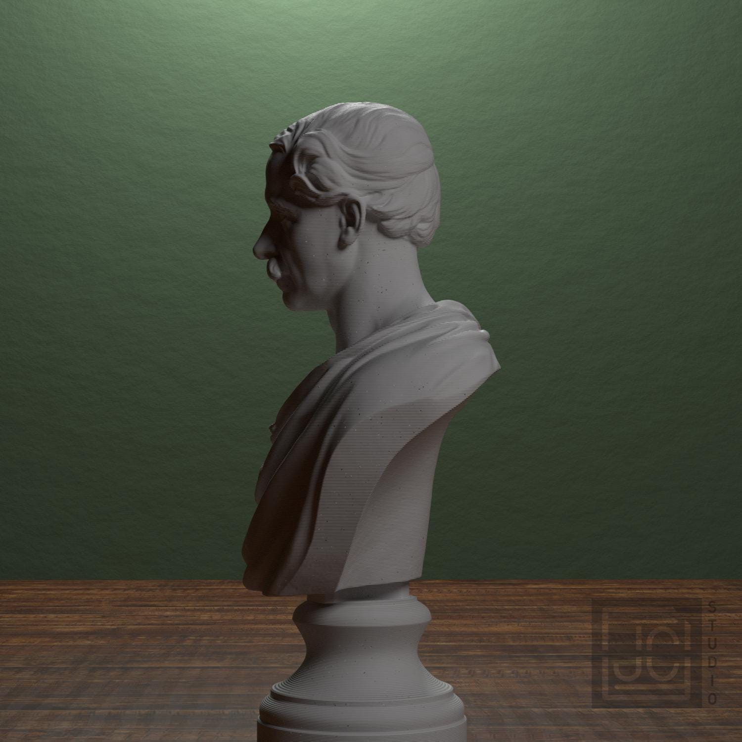 Nils Ericson 3D Printed Collectible Bust