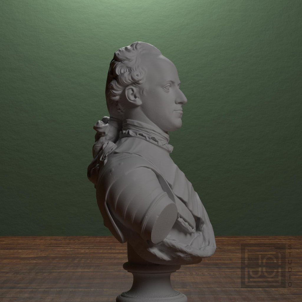 Carl XIII, King of Sweden 3D Printed Collectible Bust