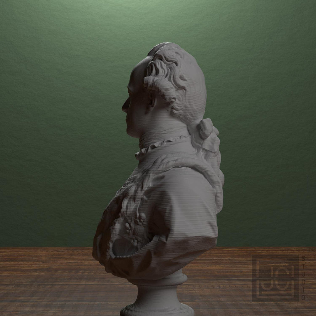 Carl XIII, King of Sweden 3D Printed Collectible Bust