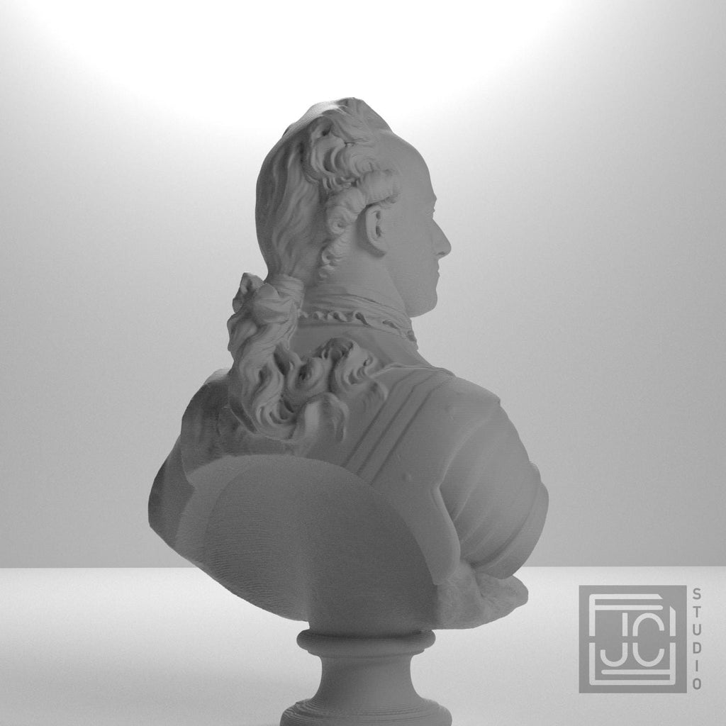 Carl XIII, King of Sweden 3D Printed Collectible Bust