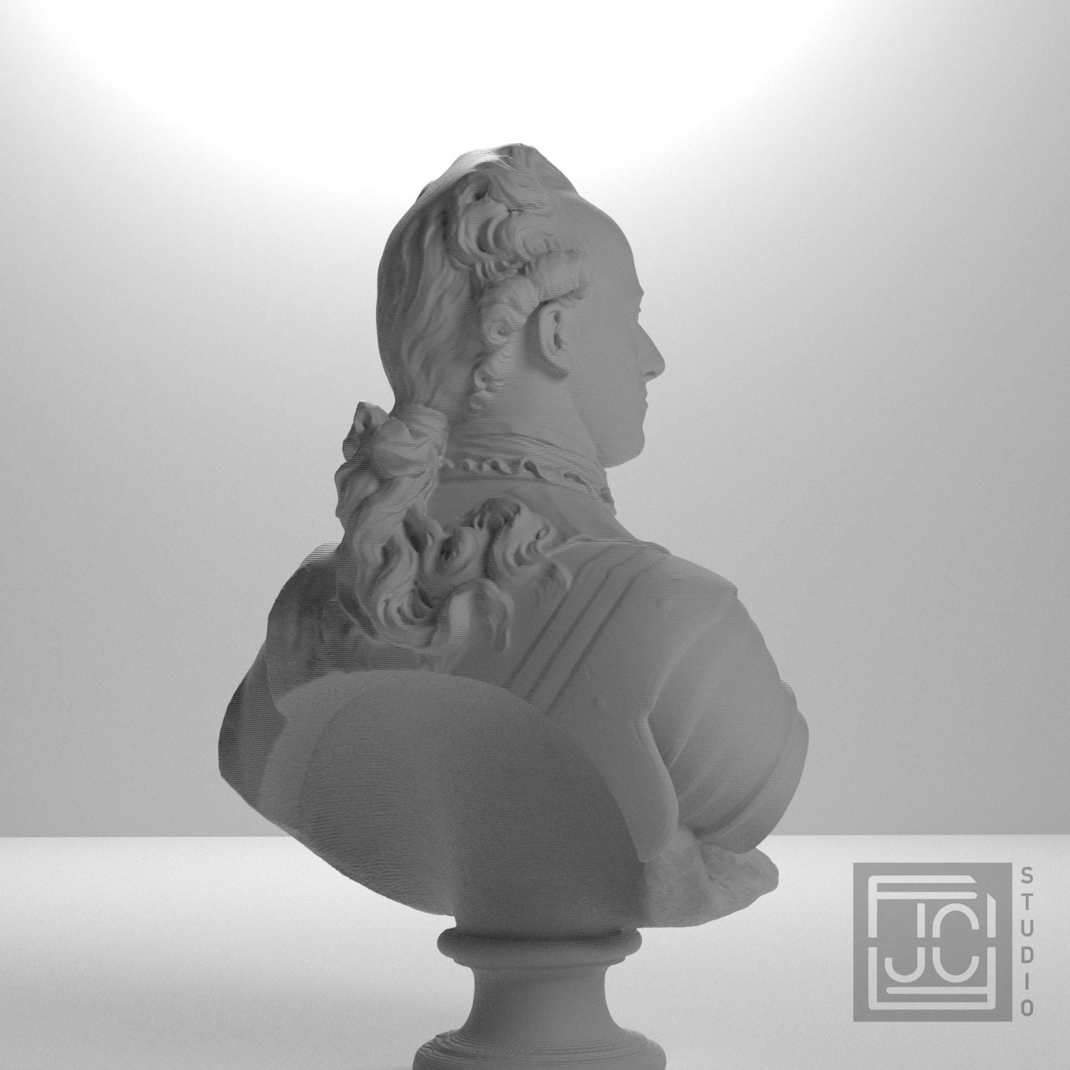 Carl XIII, King of Sweden 3D Printed Collectible Bust