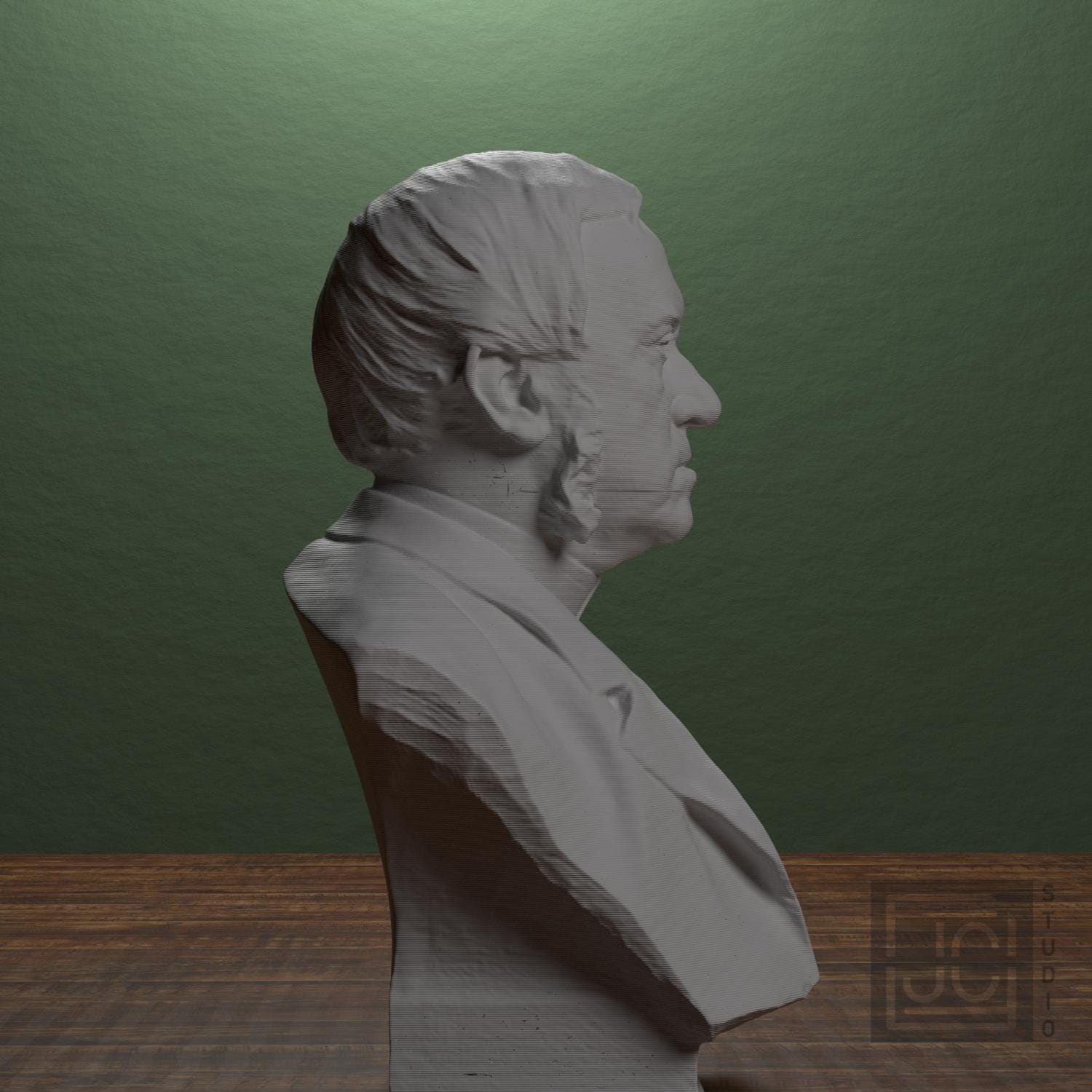 Louis Gerard de Geer 3D Printed Collectible Bust