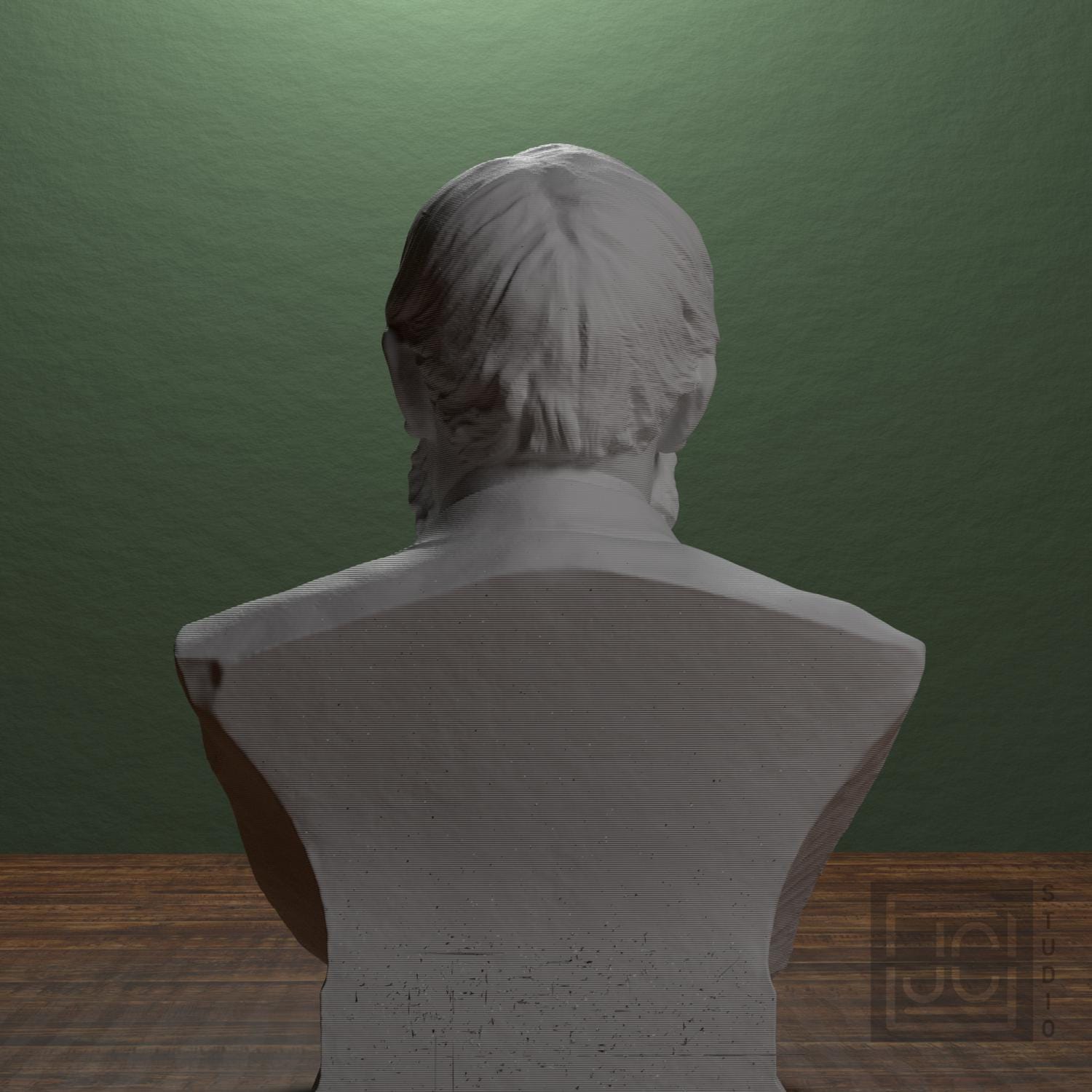 Louis Gerard de Geer 3D Printed Collectible Bust