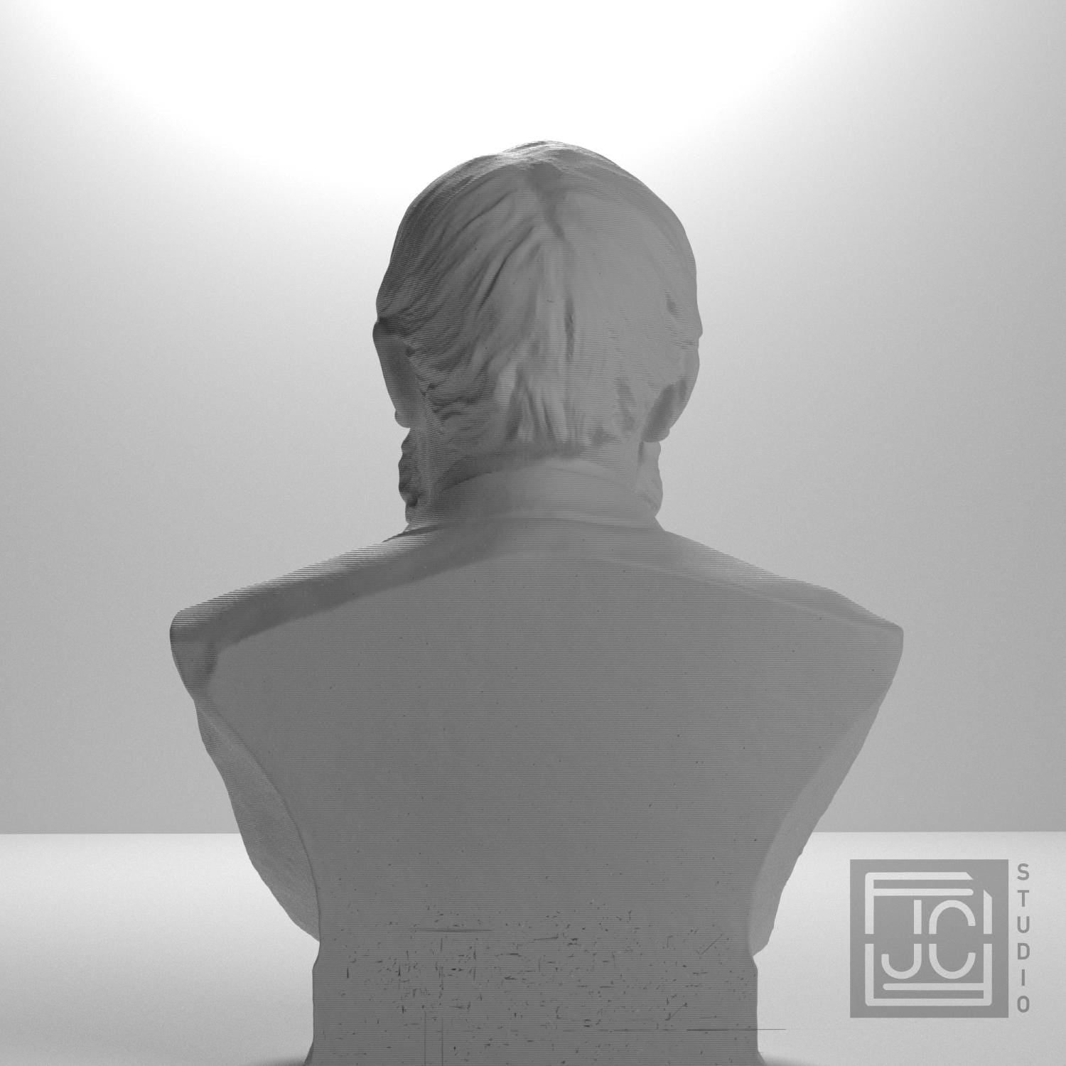 Louis Gerard de Geer 3D Printed Collectible Bust