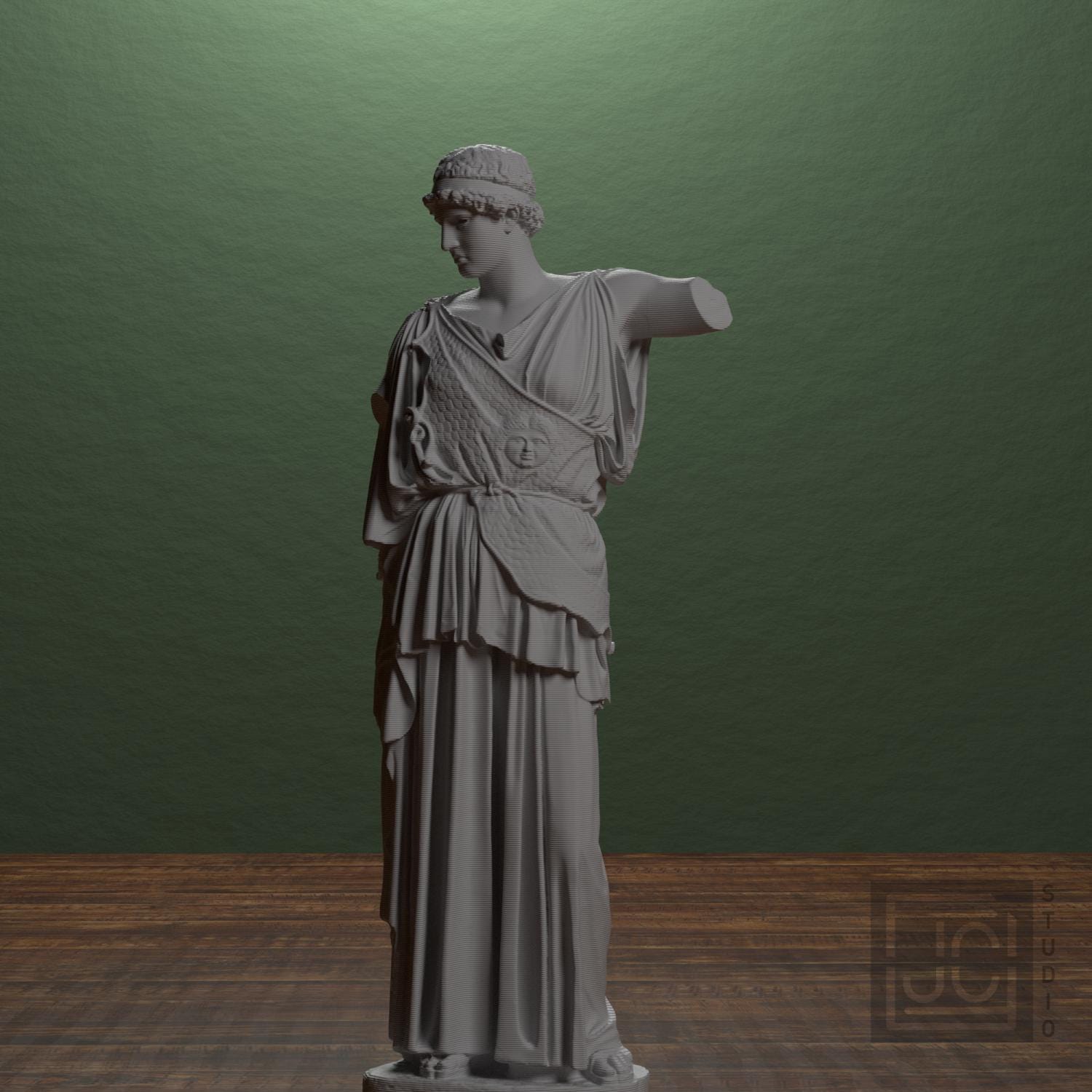 Lemnian Athena 3D Printed Collectible Bust