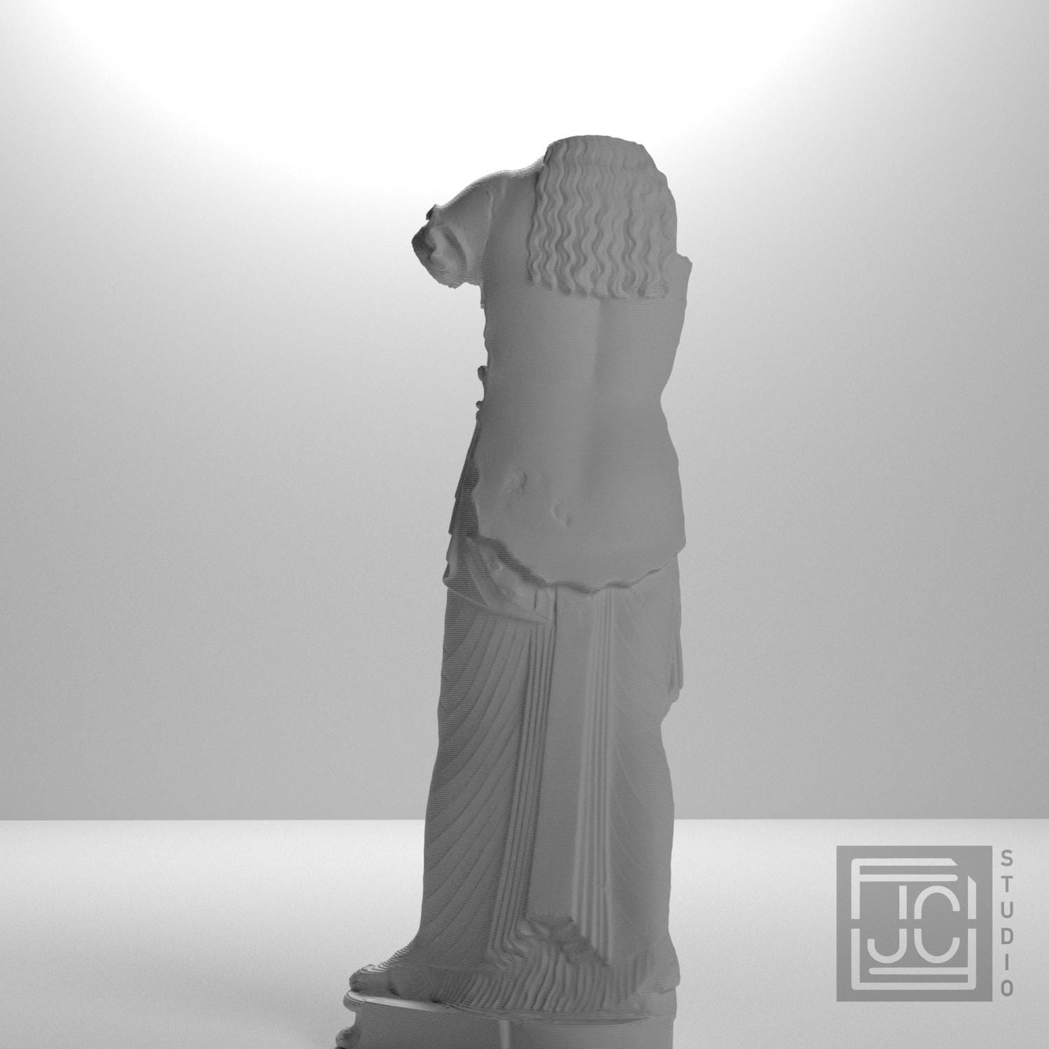 Athena Promachos (Dresden Pallas) 3D Printed Collectible Bust
