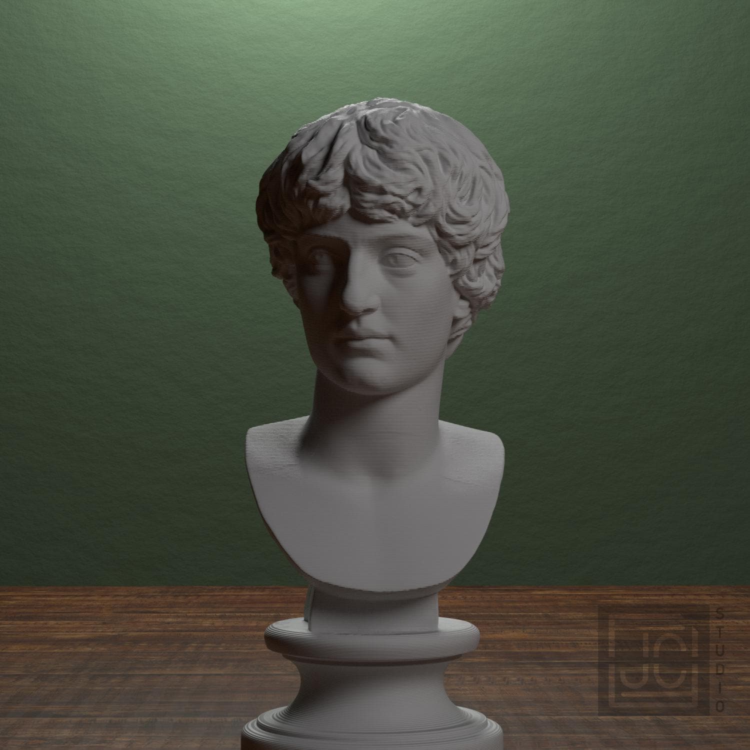 Portrait of a Man 3D Printed Museum Replica