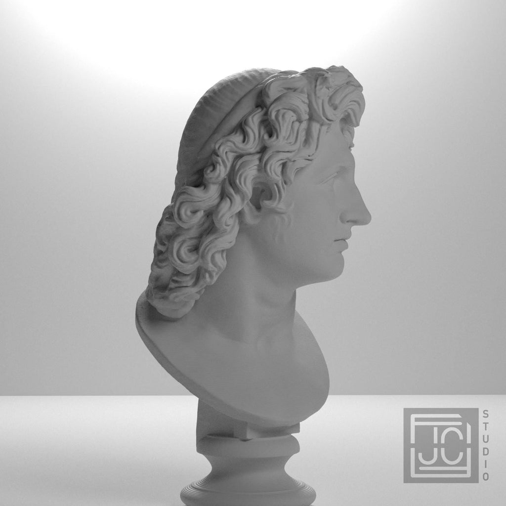 Alexander the Great as Helios 3D Printed Museum Replica
