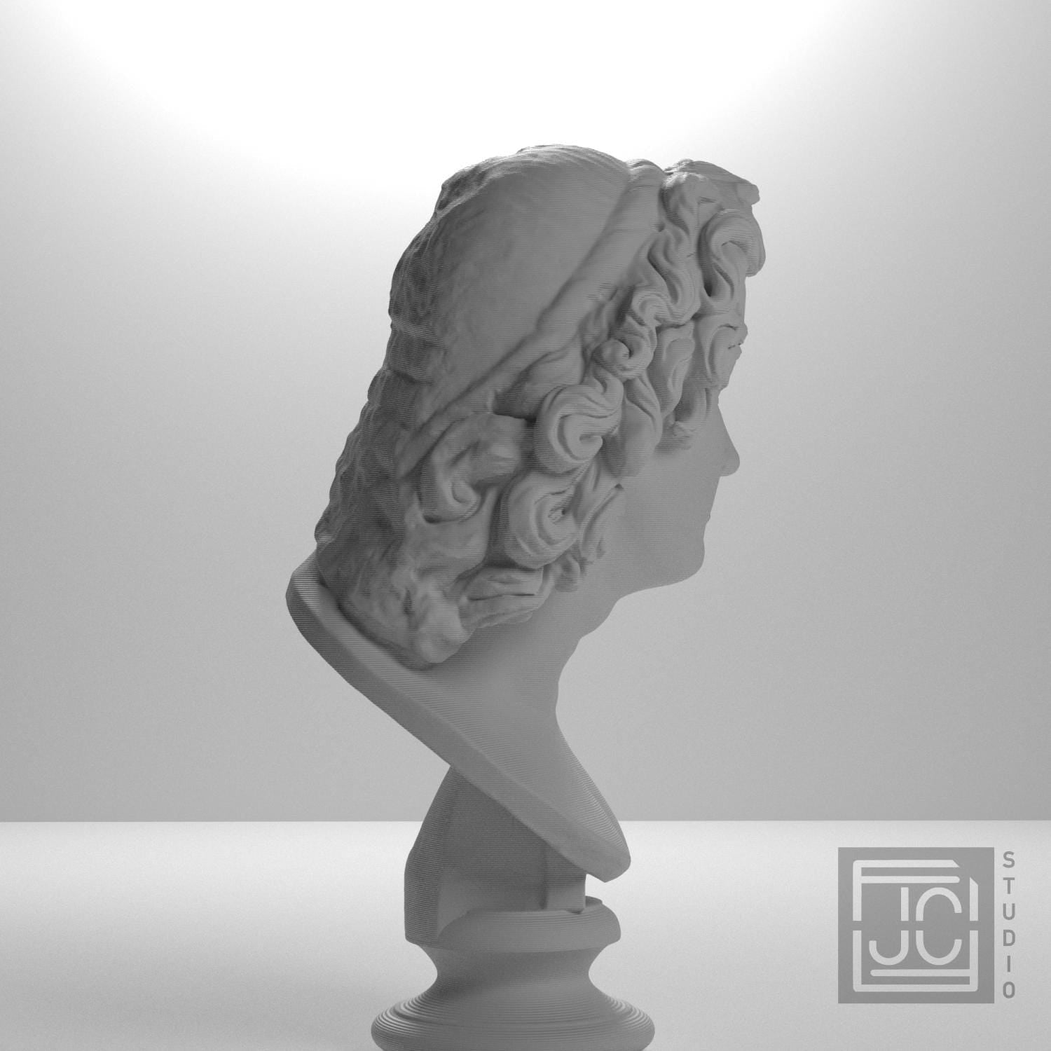 Alexander the Great as Helios 3D Printed Museum Replica