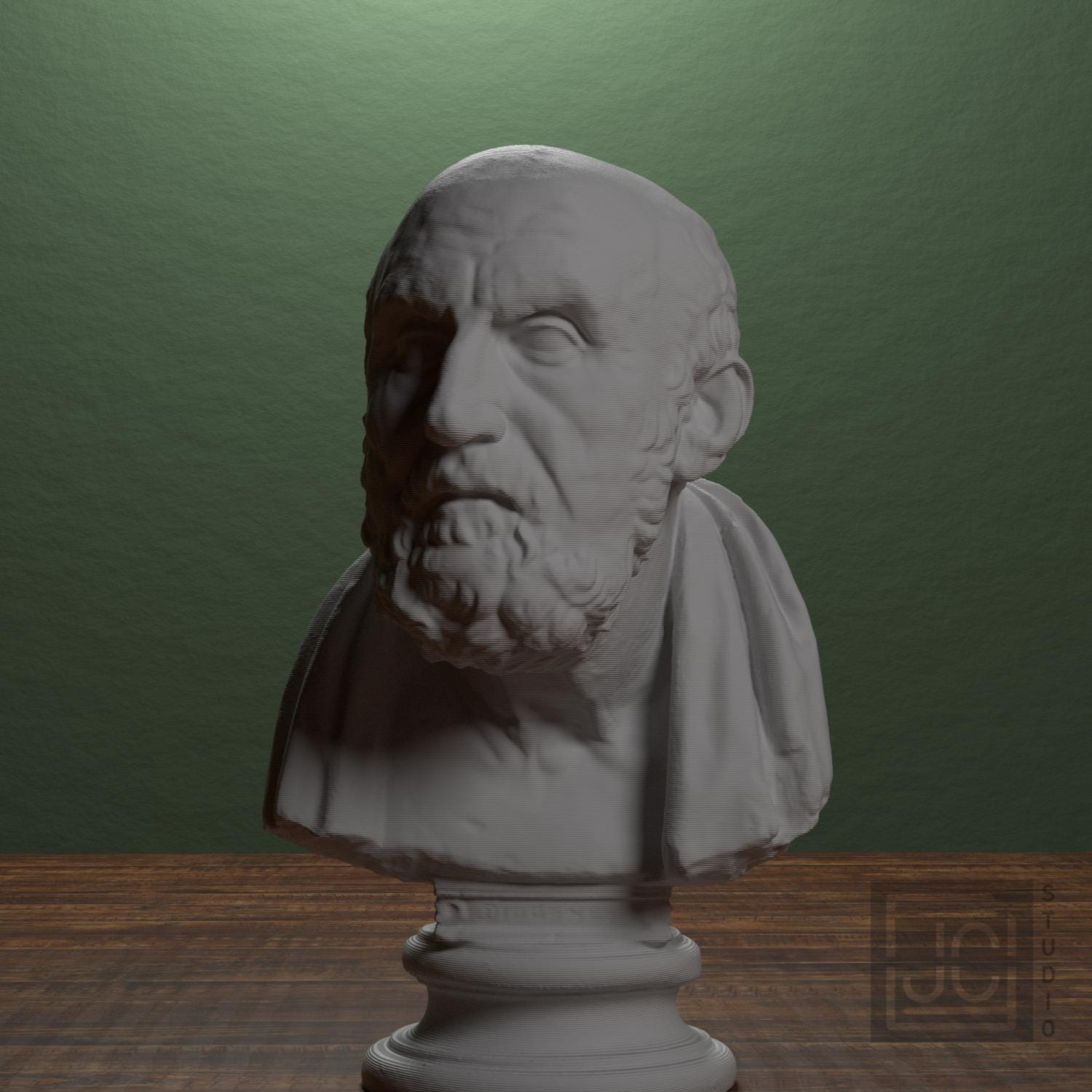Chrysippos 3D Printed Collectible Bust