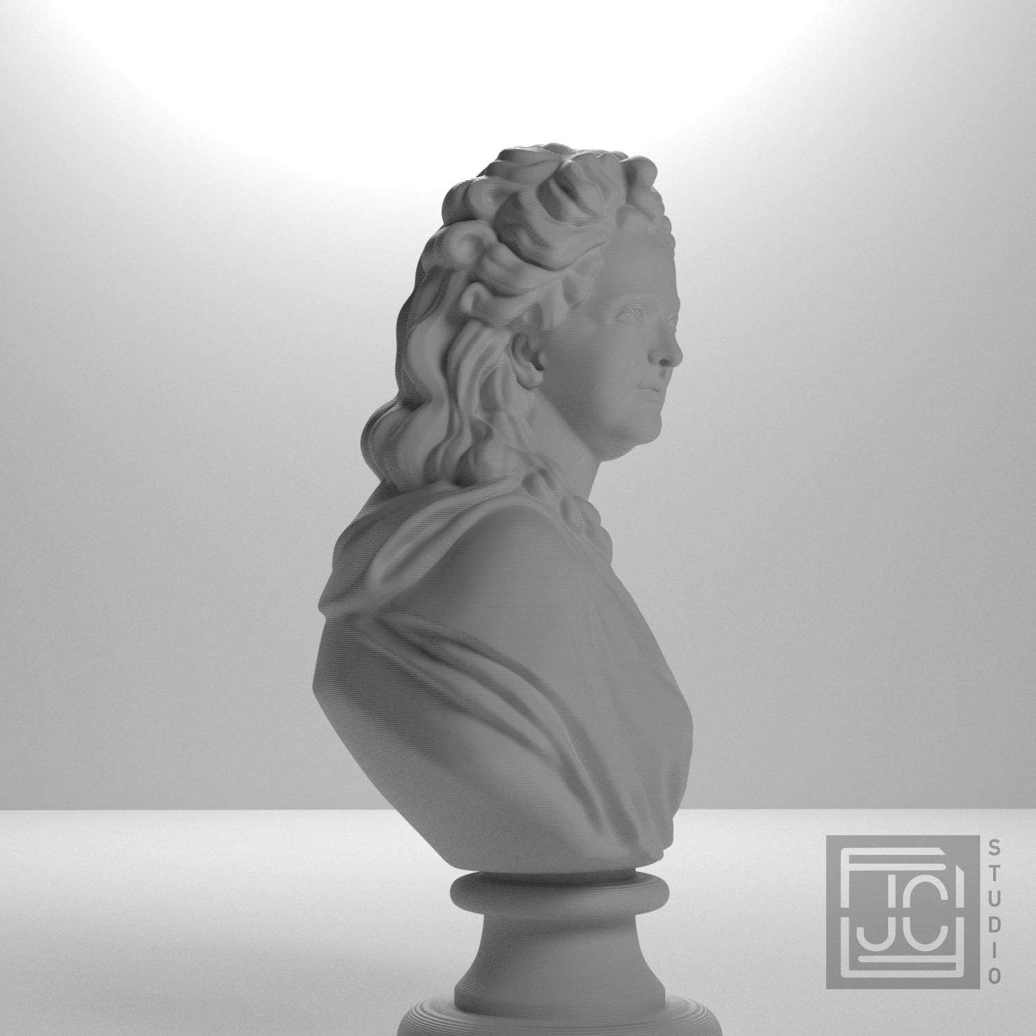 Madame de Wailly née Adelaide-Flore Belleville 3D Printed Collectible Bust