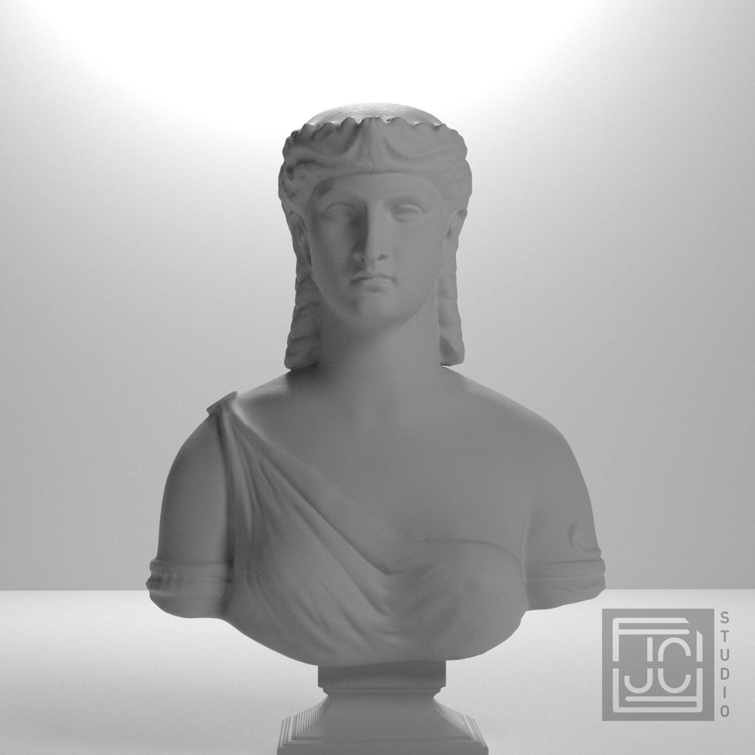 Cleopatra 3D Printed Collectible Bust