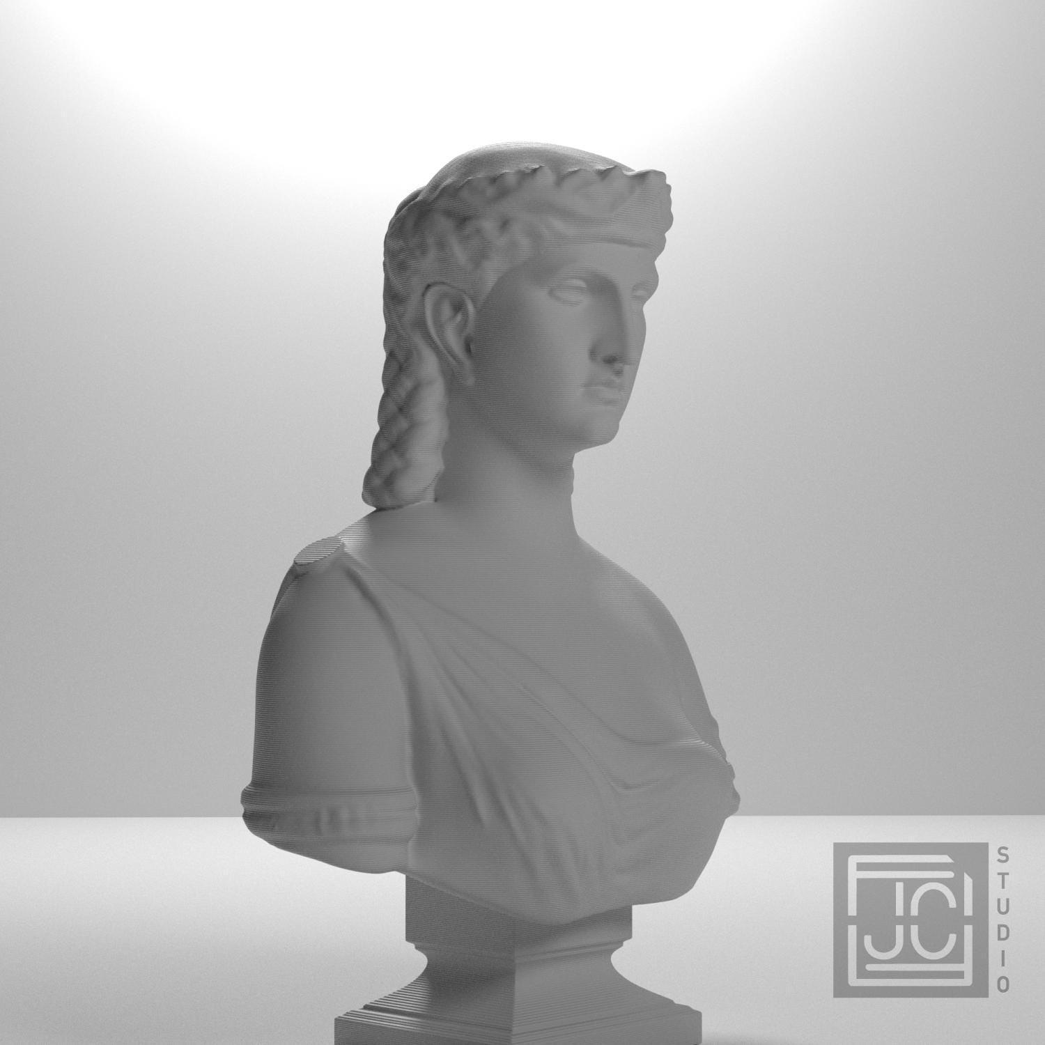 Cleopatra 3D Printed Collectible Bust
