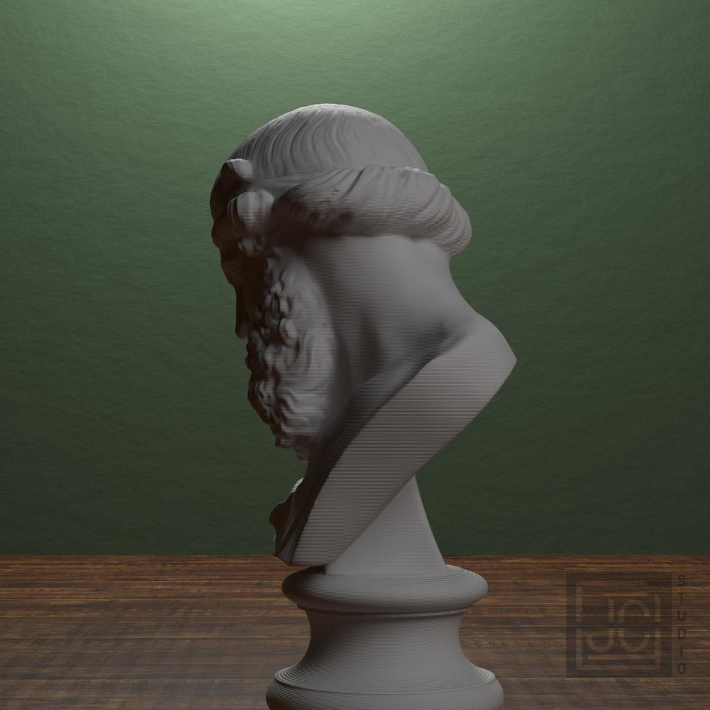 Dionysus, Priapus, Plato, or Poseidon 3D Printed Collectible Bust
