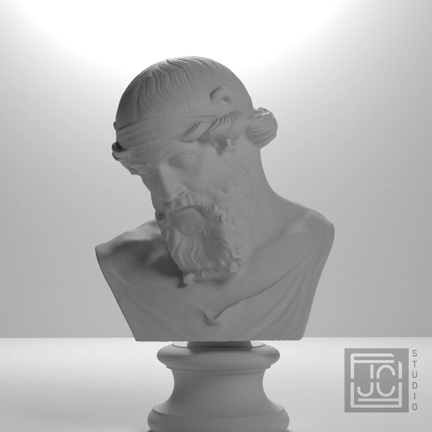 Dionysus, Priapus, Plato, or Poseidon 3D Printed Collectible Bust