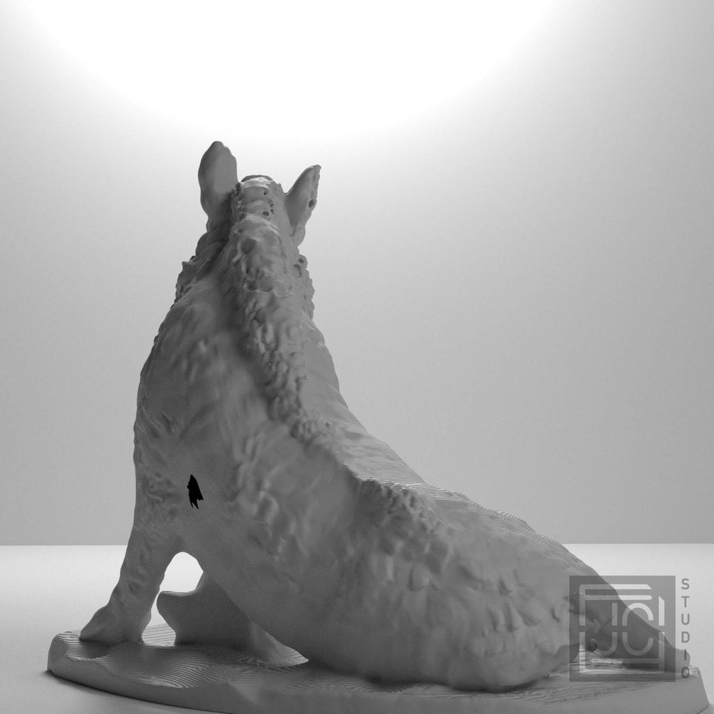 Wild Boar Porcellino 3D Printed Sculpture