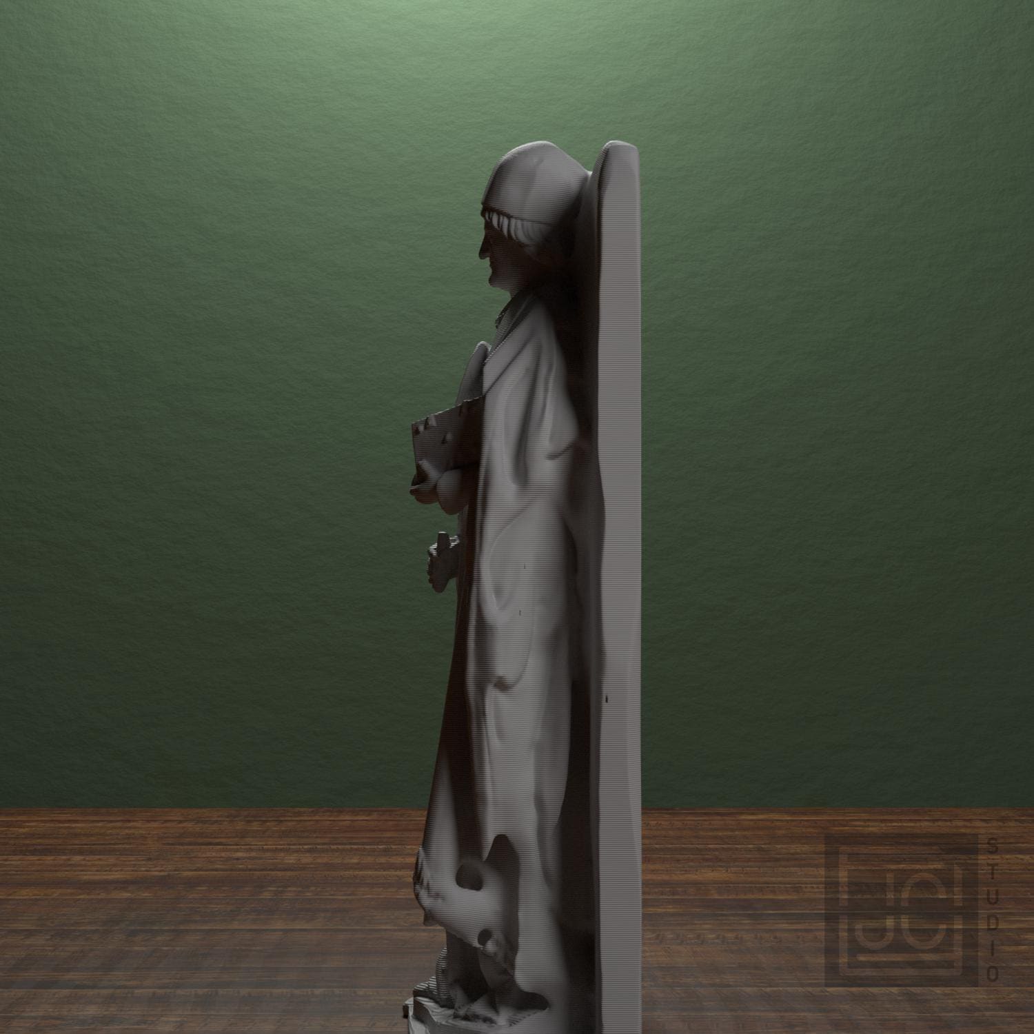 Adalbert of Saxony 3D Printed Collectible Bust