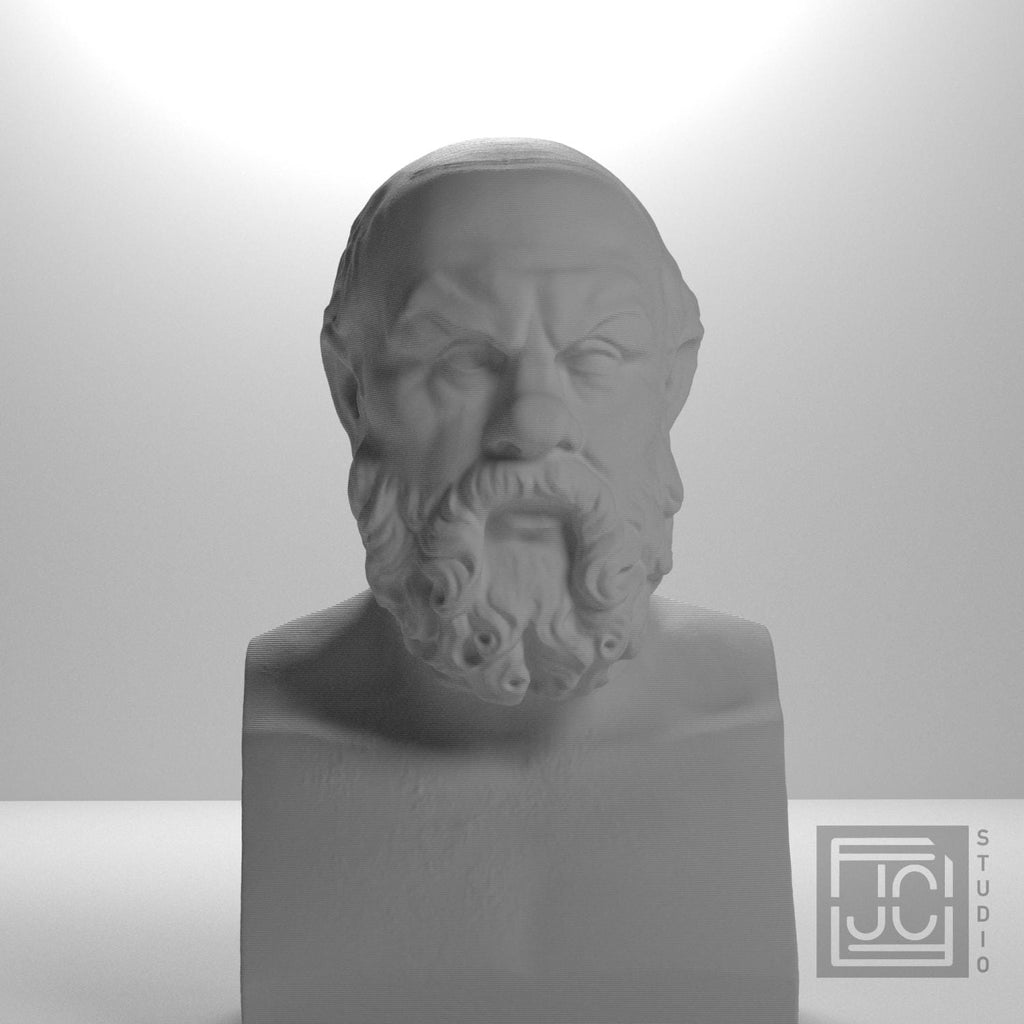 Socrates 3D Printed Collectible Bust