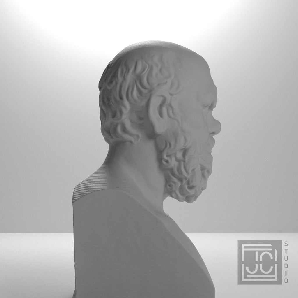 Socrates 3D Printed Collectible Bust