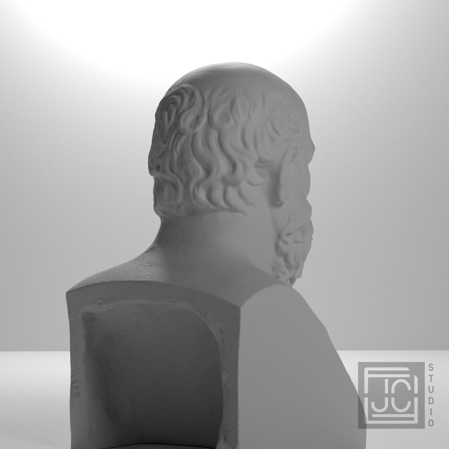 Socrates 3D Printed Collectible Bust