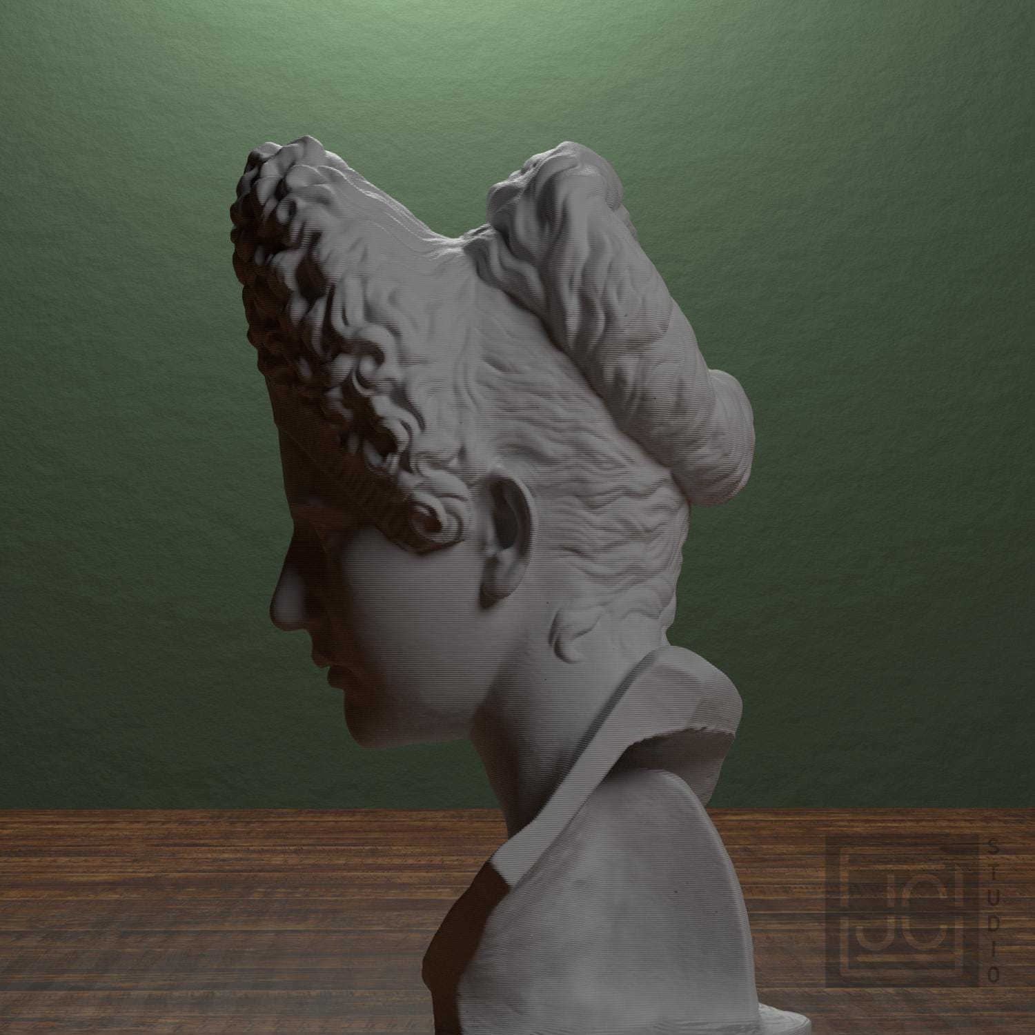 Iulia Titi 3D Printed Collectible Bust