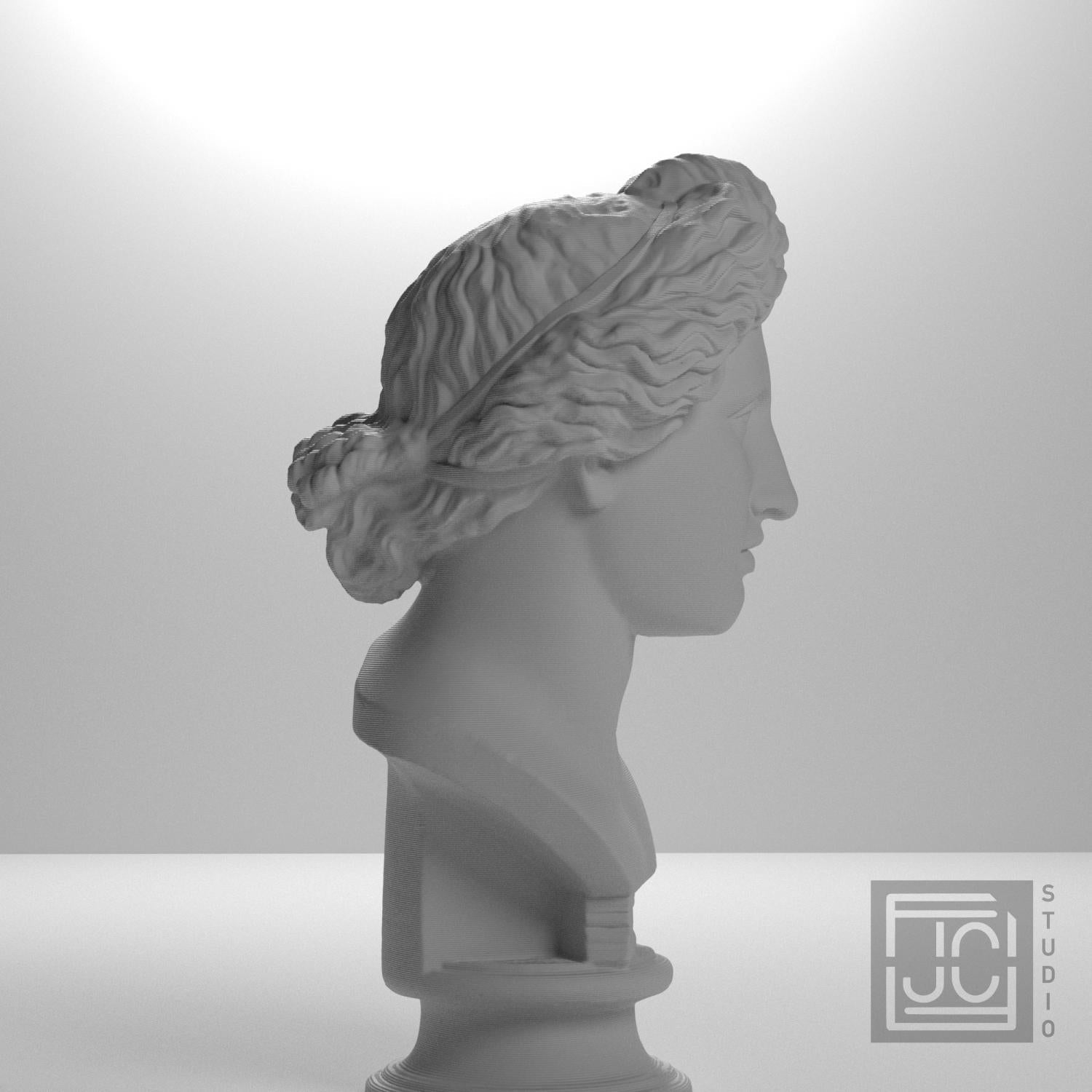 Apollo Lykeios 3D Printed Collectible Bust
