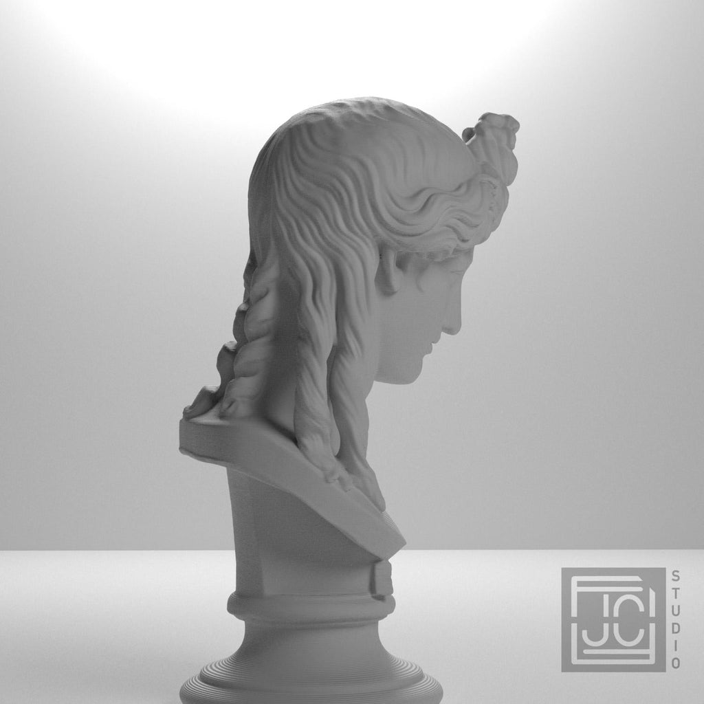 Woman or Apollo Head 3D Printed Museum Replica