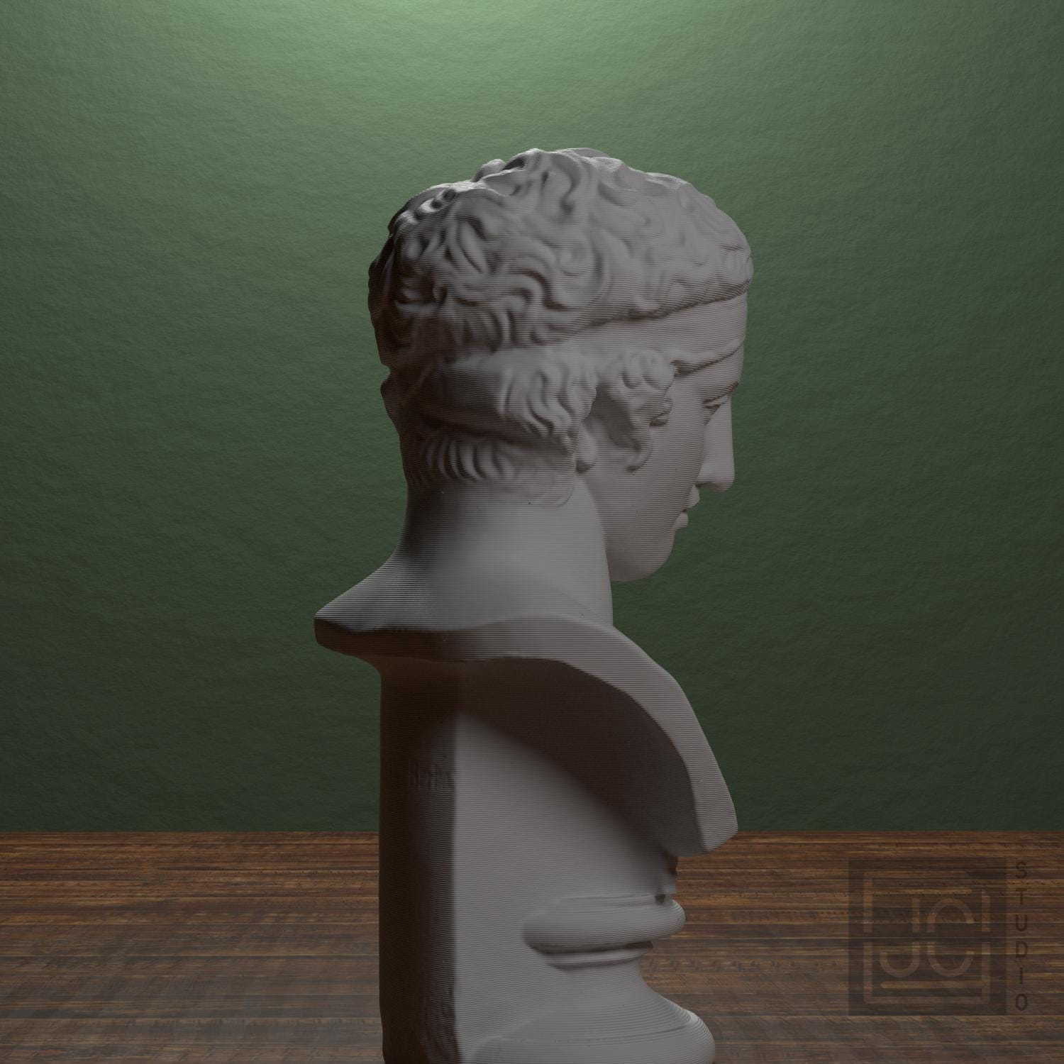 Diadumenos 3D Printed Collectible Bust