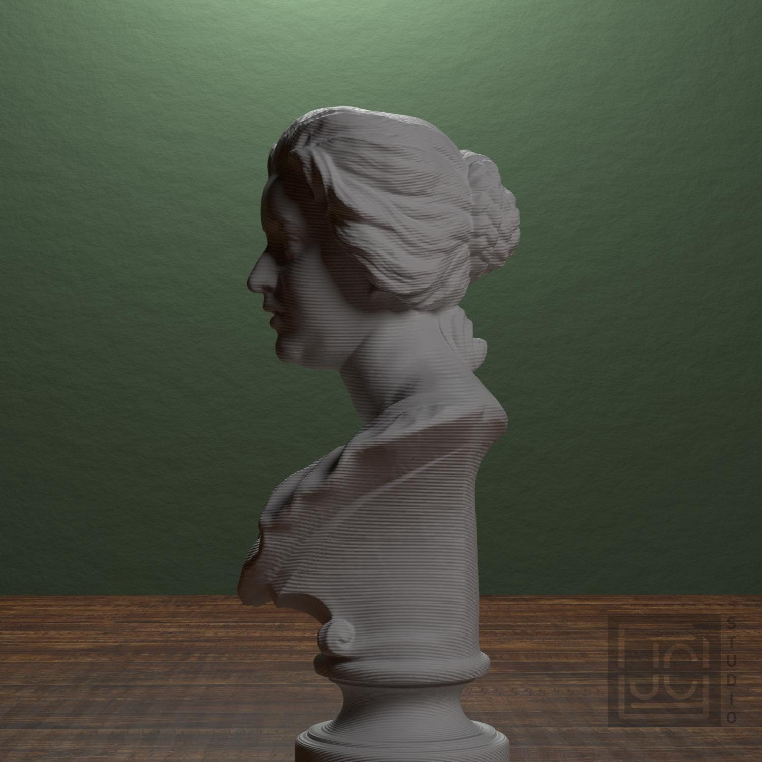 Costanza Bonarelli 3D Printed Collectible Bust