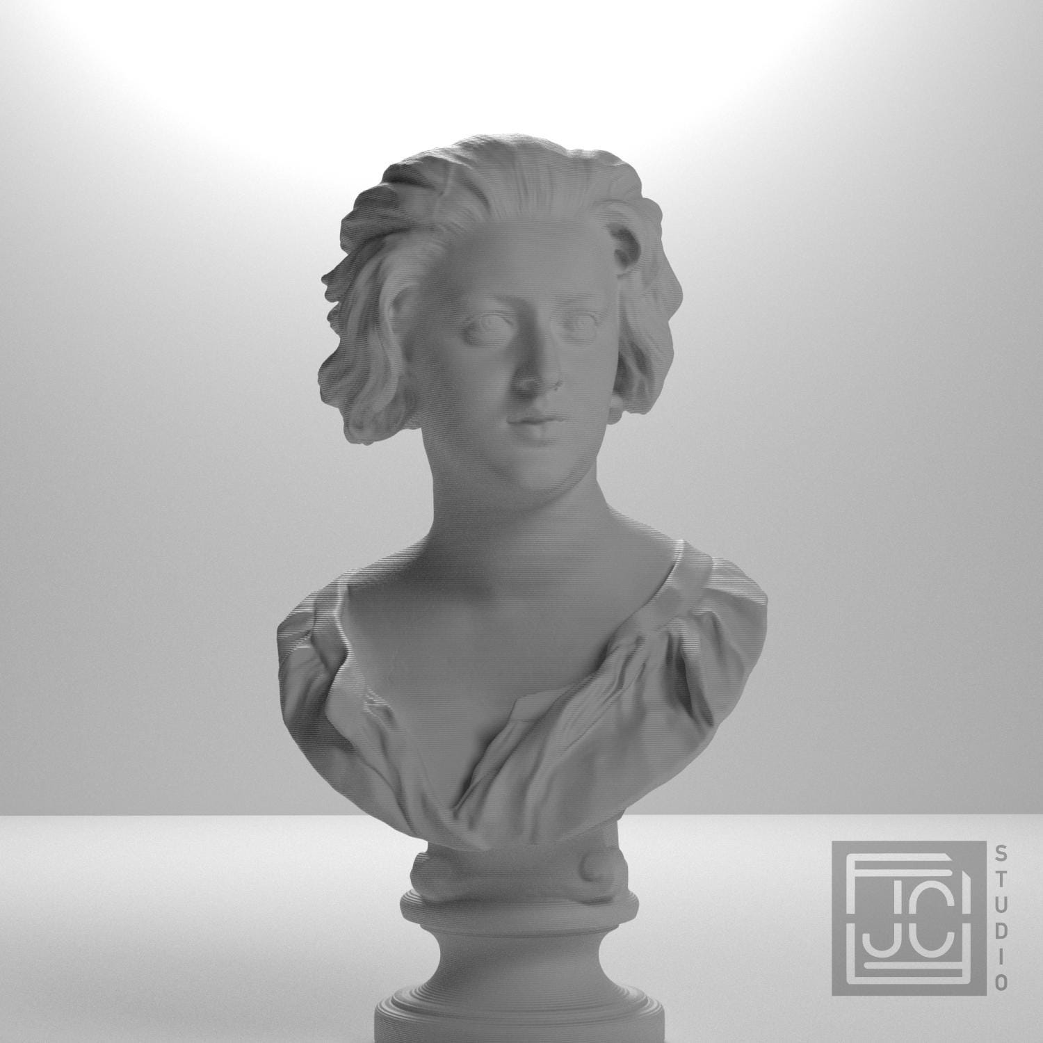 Costanza Bonarelli 3D Printed Collectible Bust