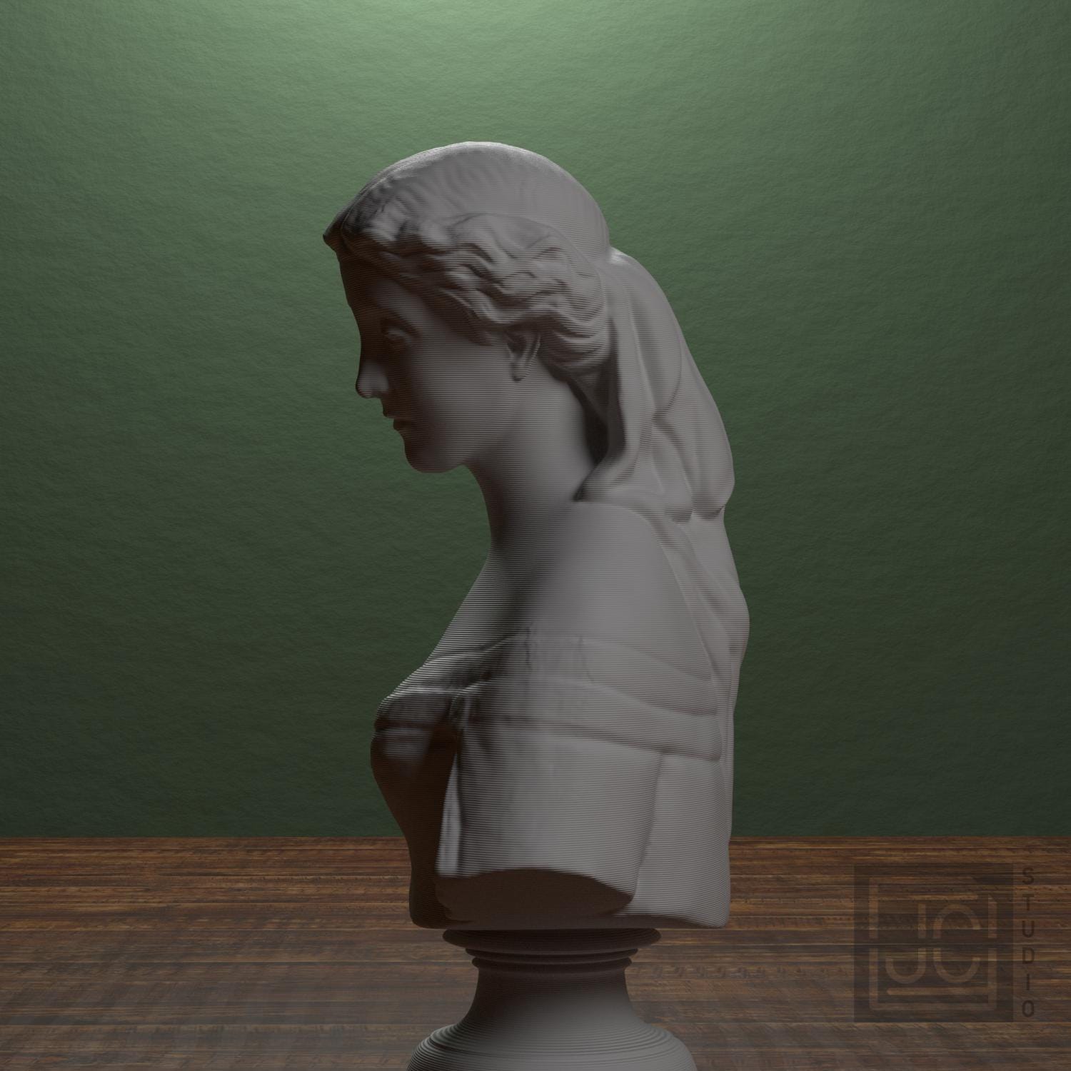 Cordelia 3D Printed Collectible Bust