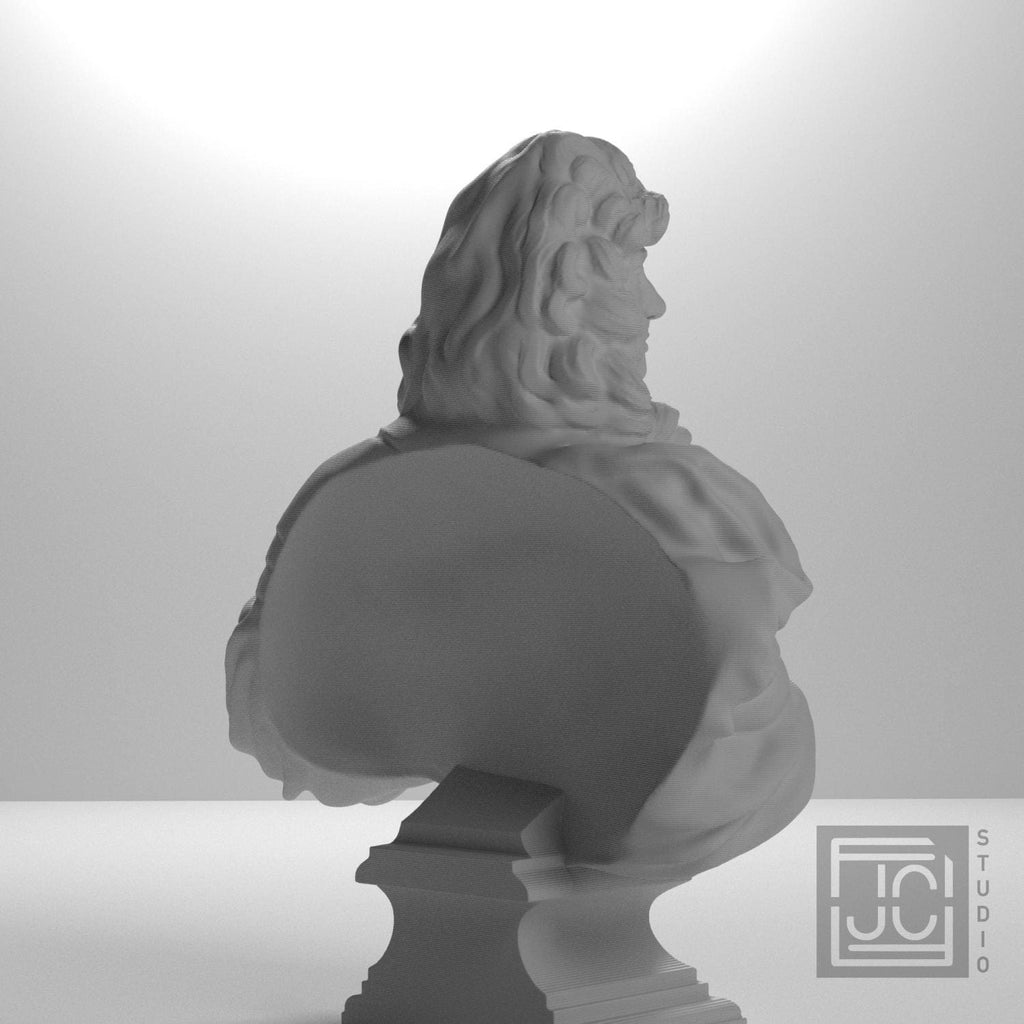 Louis XIV 3D Printed Collectible Bust