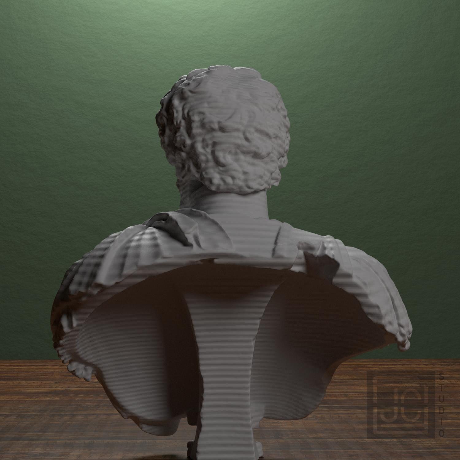 Septimius Severus 3D Printed Collectible Bust