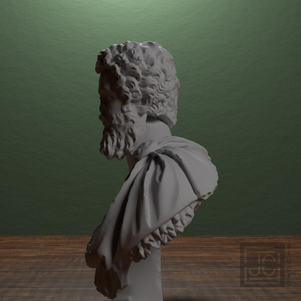 Septimius Severus 3D Printed Collectible Bust