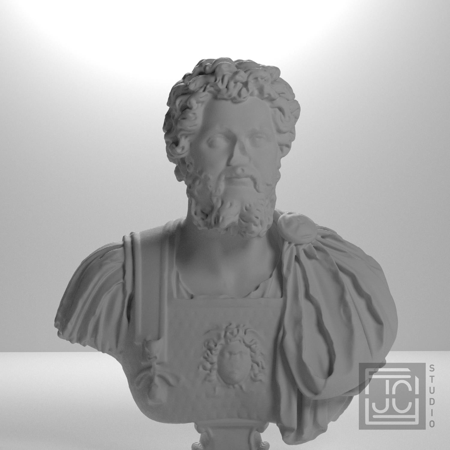 Septimius Severus 3D Printed Collectible Bust
