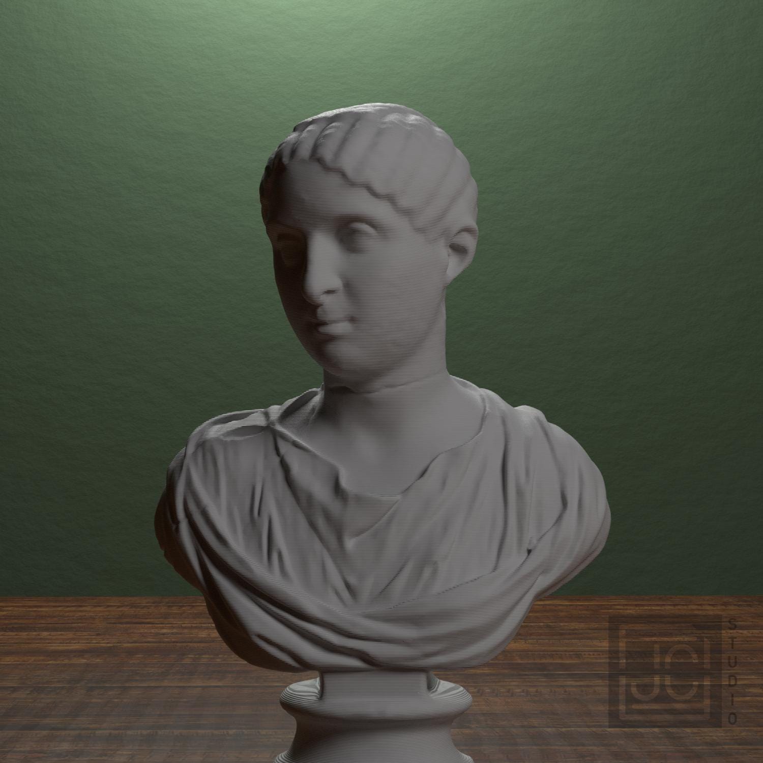 Tranquillina 3D Printed Collectible Bust