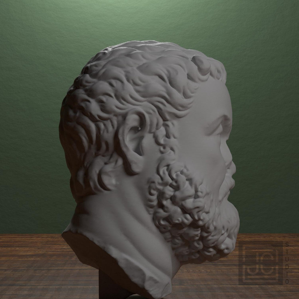 Emperor Maximian Head 3D Printed Museum Replica