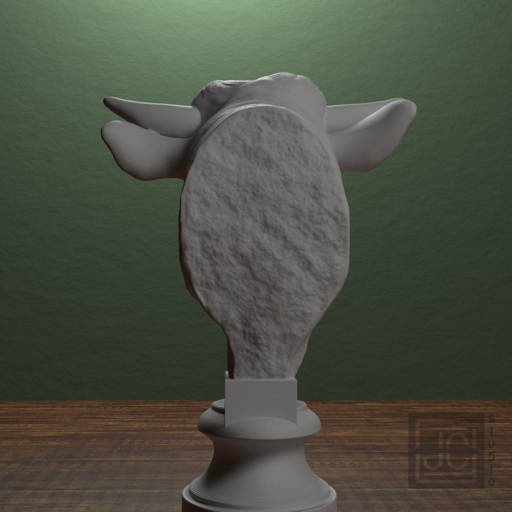 Bull Head 3D Printed Museum Replica