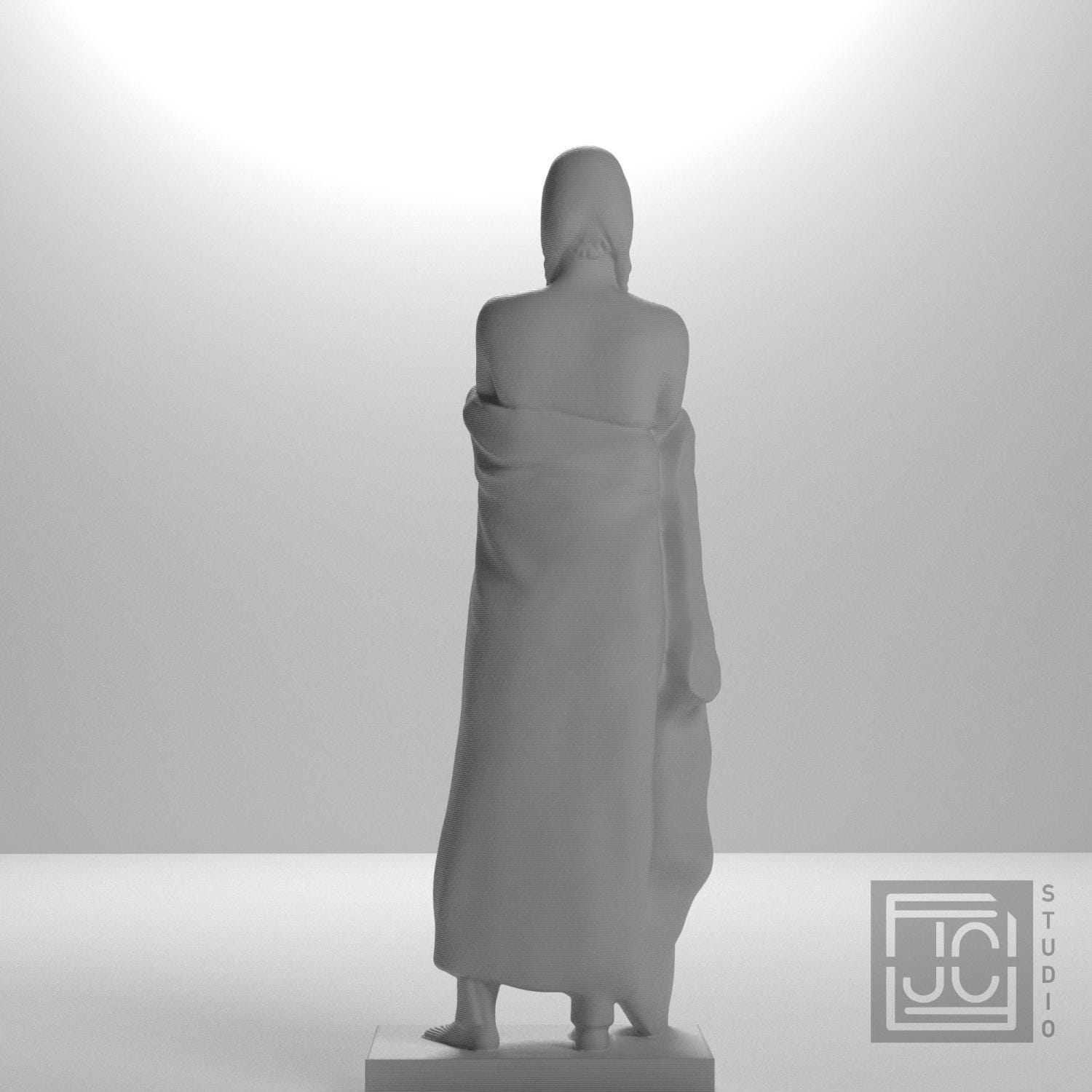 An American Stoic 3D Printed Collectible Bust