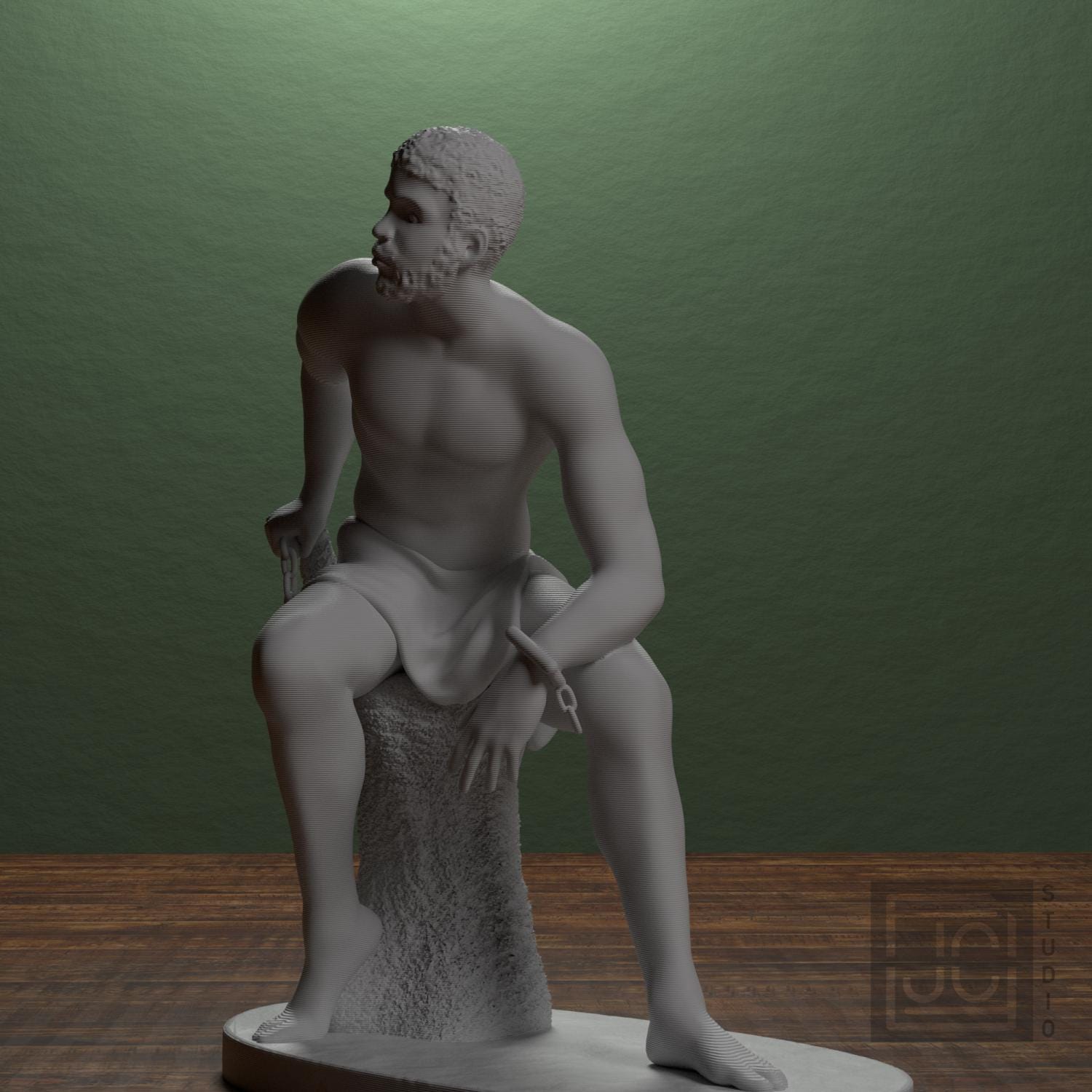 Freed Man 3D Printed Museum Replica