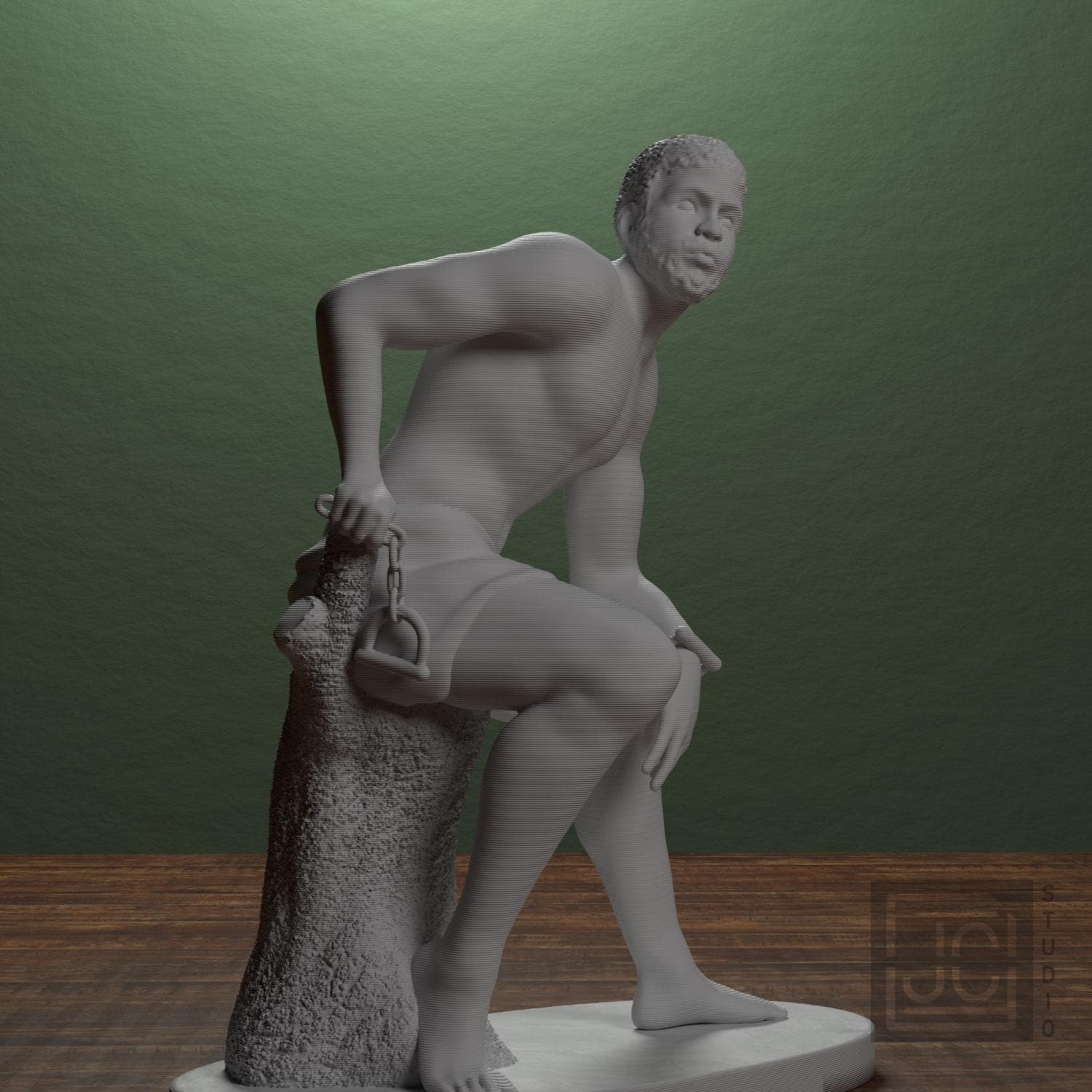 Freed Man 3D Printed Museum Replica