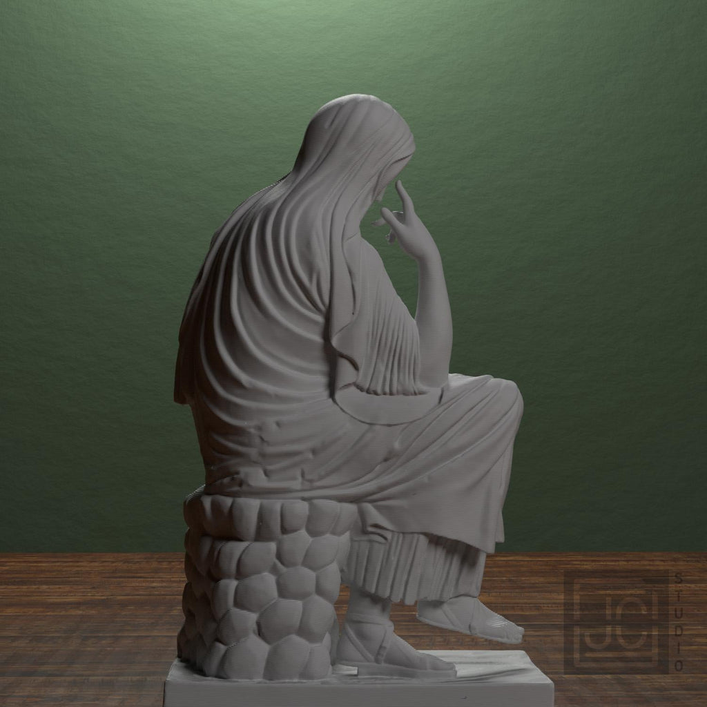 Seated Penelope 3D Printed Museum Replica