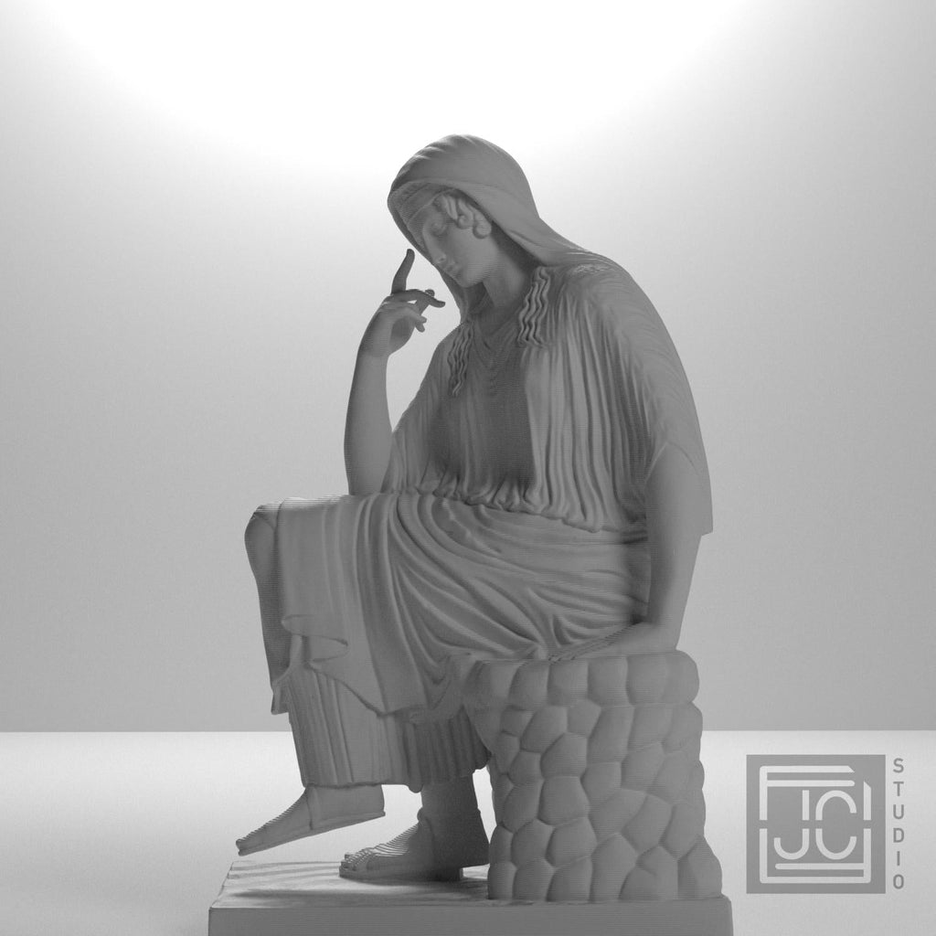 Seated Penelope 3D Printed Museum Replica