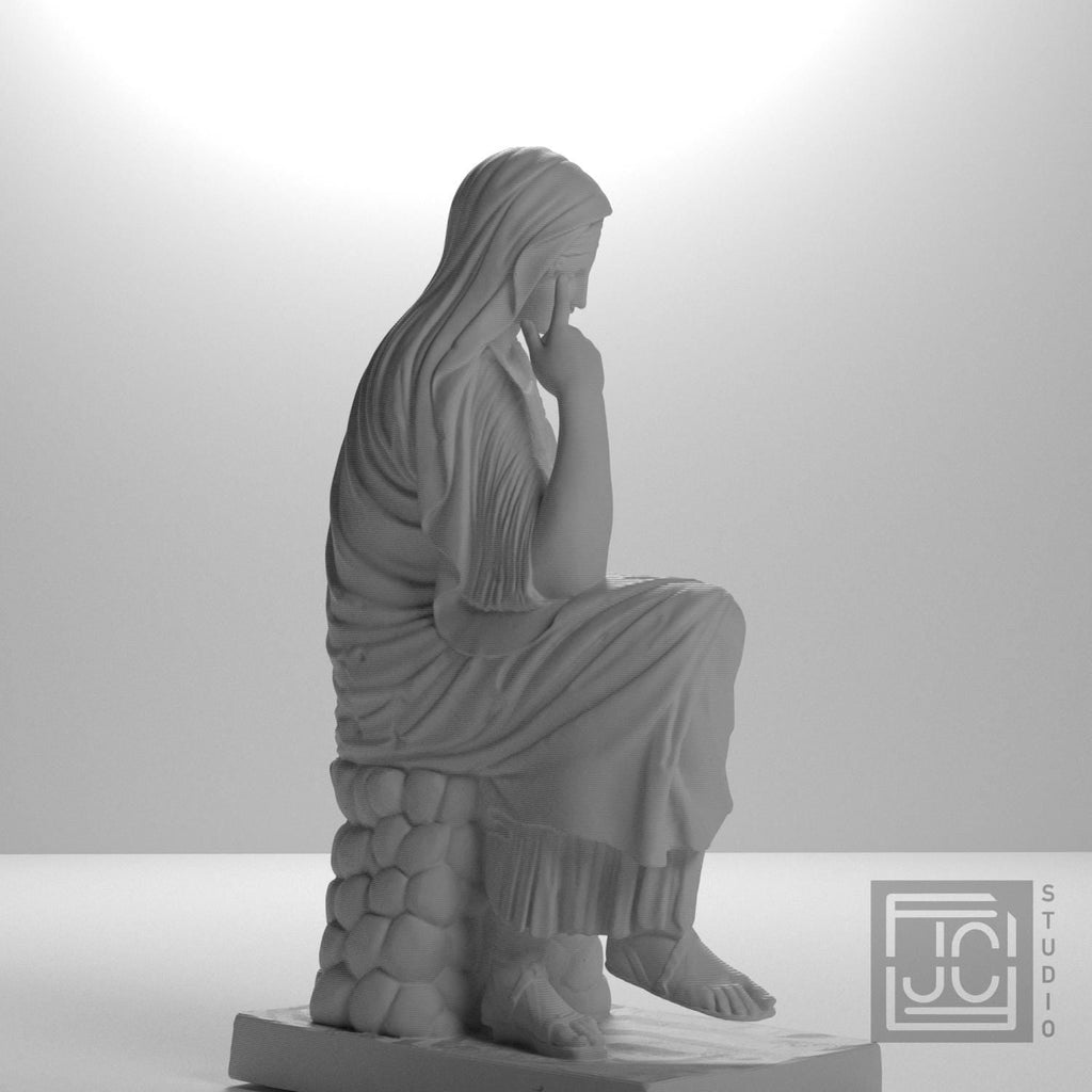 Seated Penelope 3D Printed Museum Replica