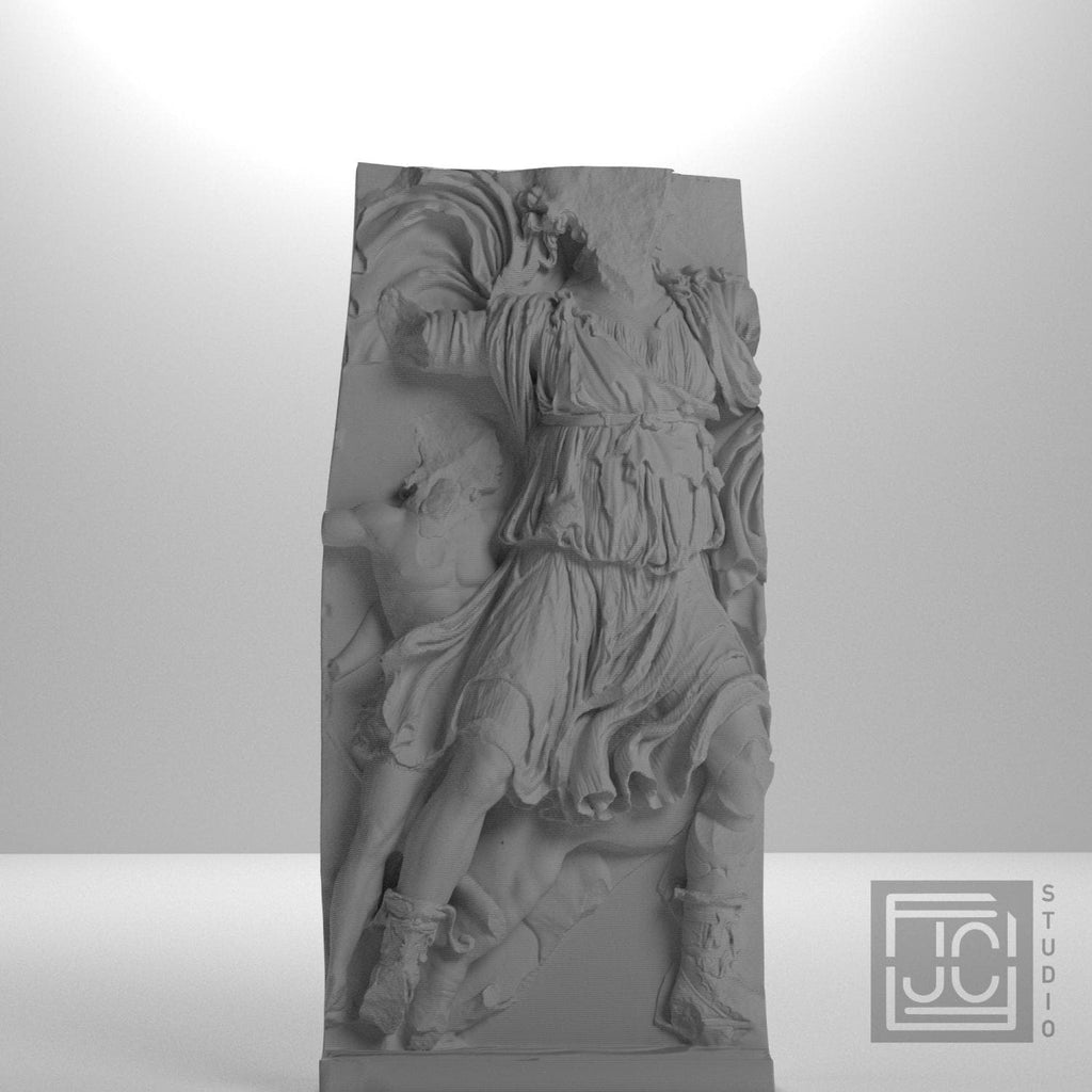 Dionysus and Satyr 3D Printed Collectible Bust
