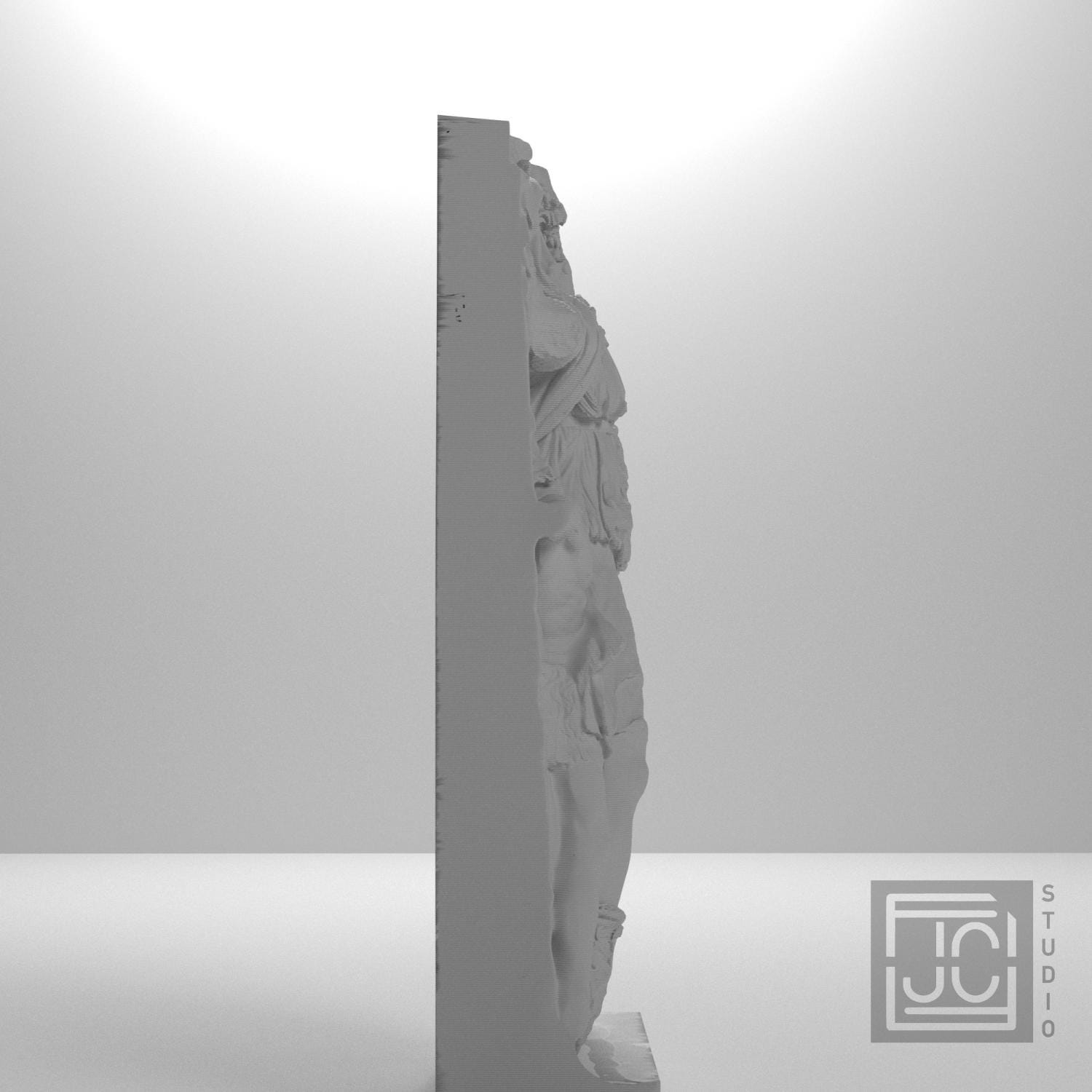 Dionysus and Satyr 3D Printed Collectible Bust