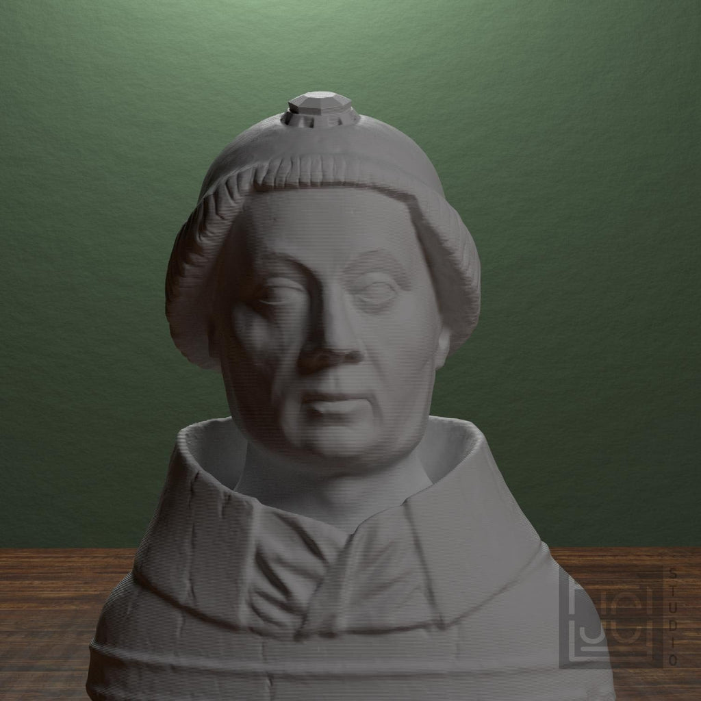 Reliquary Bust 3D Printed Museum Replica