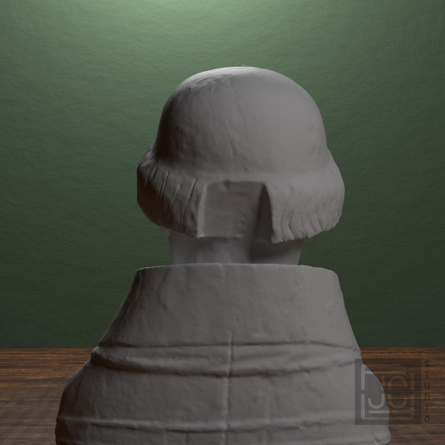 Reliquary Bust 3D Printed Museum Replica