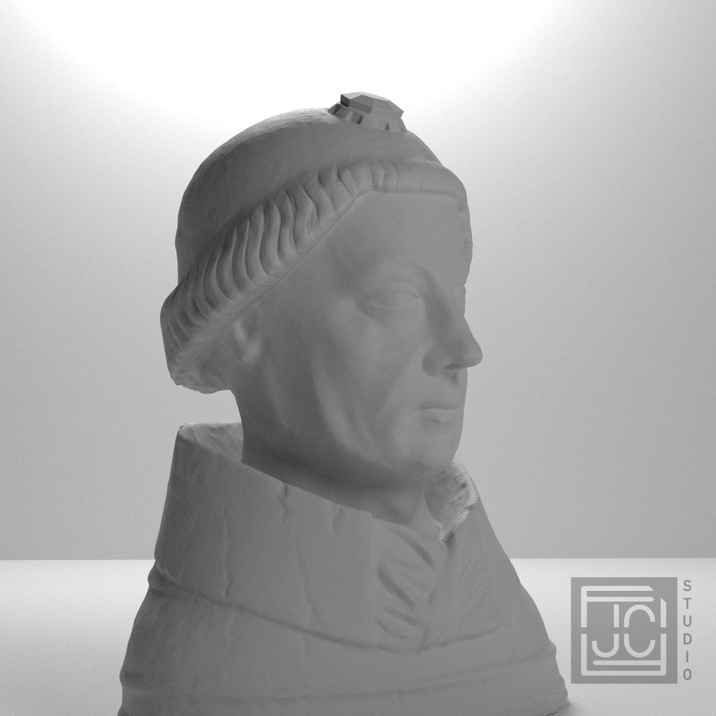 Reliquary Bust 3D Printed Museum Replica